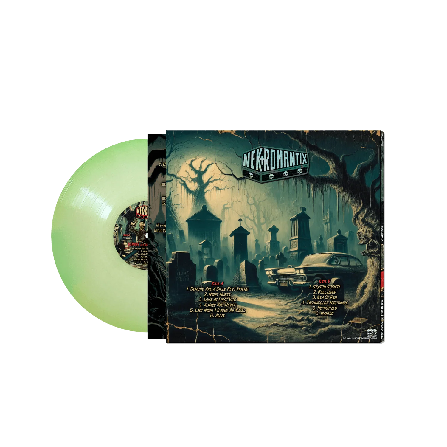 Nekromantix - Demons Are A Girl's Best Friend (Glow in the Dark Vinyl) - Image 2