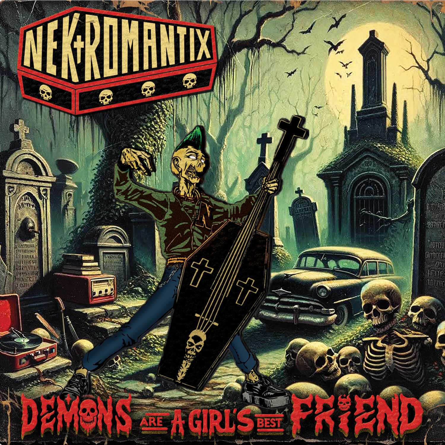 Nekromantix - Demons Are A Girl's Best Friend (Glow in the Dark Vinyl) - Image 3
