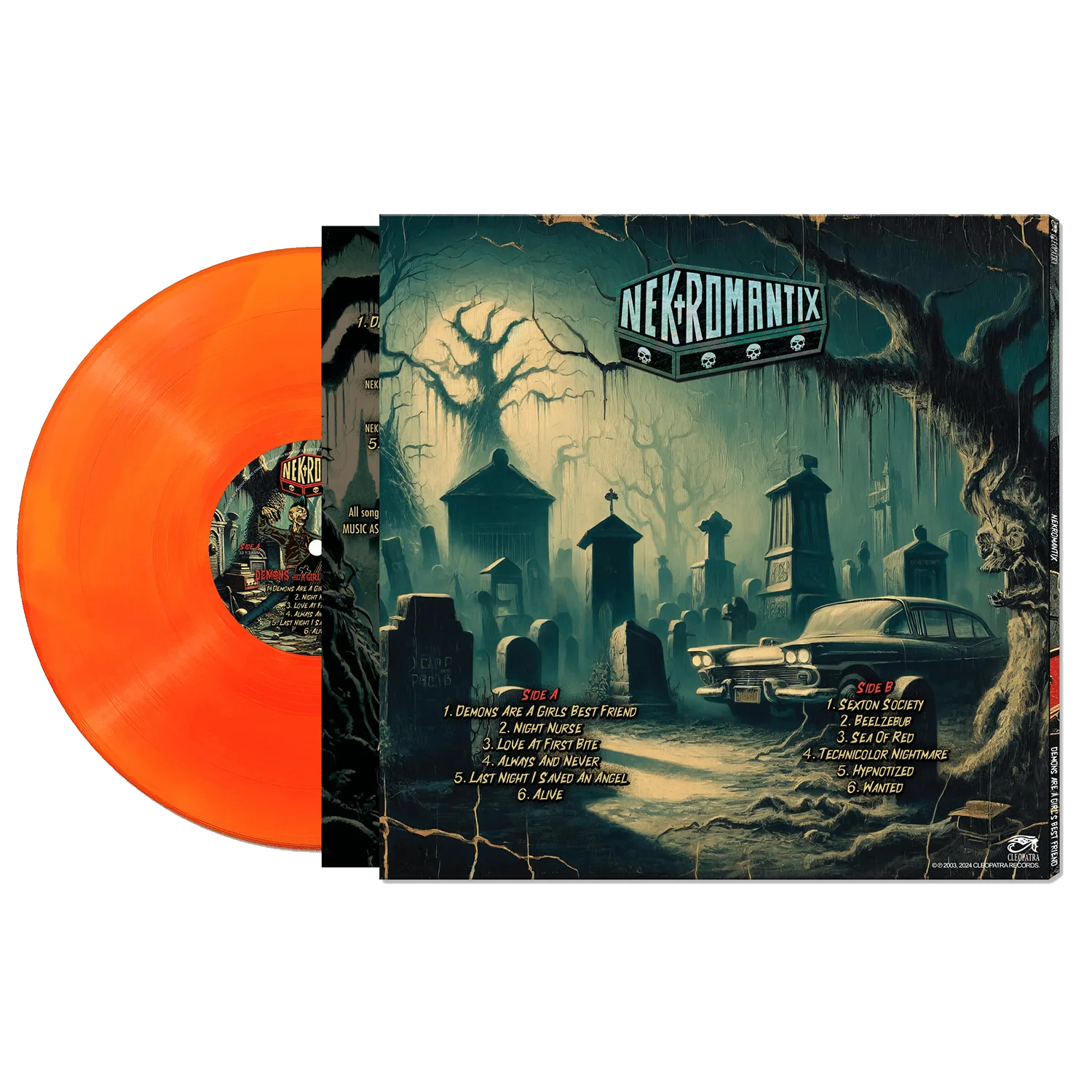 Nekromantix - Demons Are A Girl's Best Friend (Orange Vinyl) - Image 2