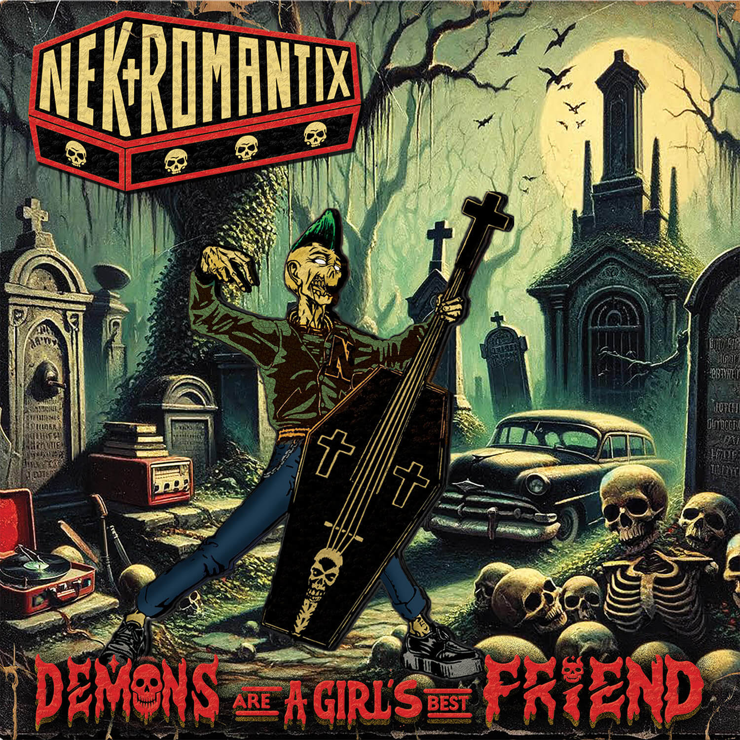 Nekromantix - Demons Are A Girl's Best Friend (Orange Vinyl) - Image 3