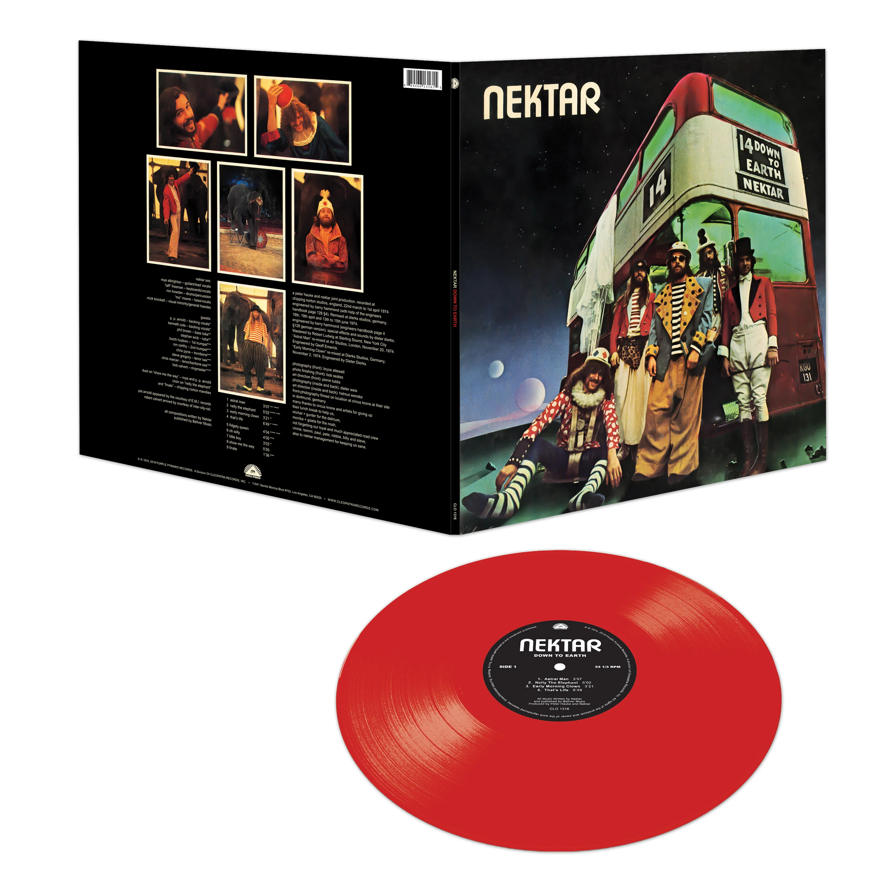 Nektar - Down To Earth (Limited Edition Red Vinyl) - Image 3