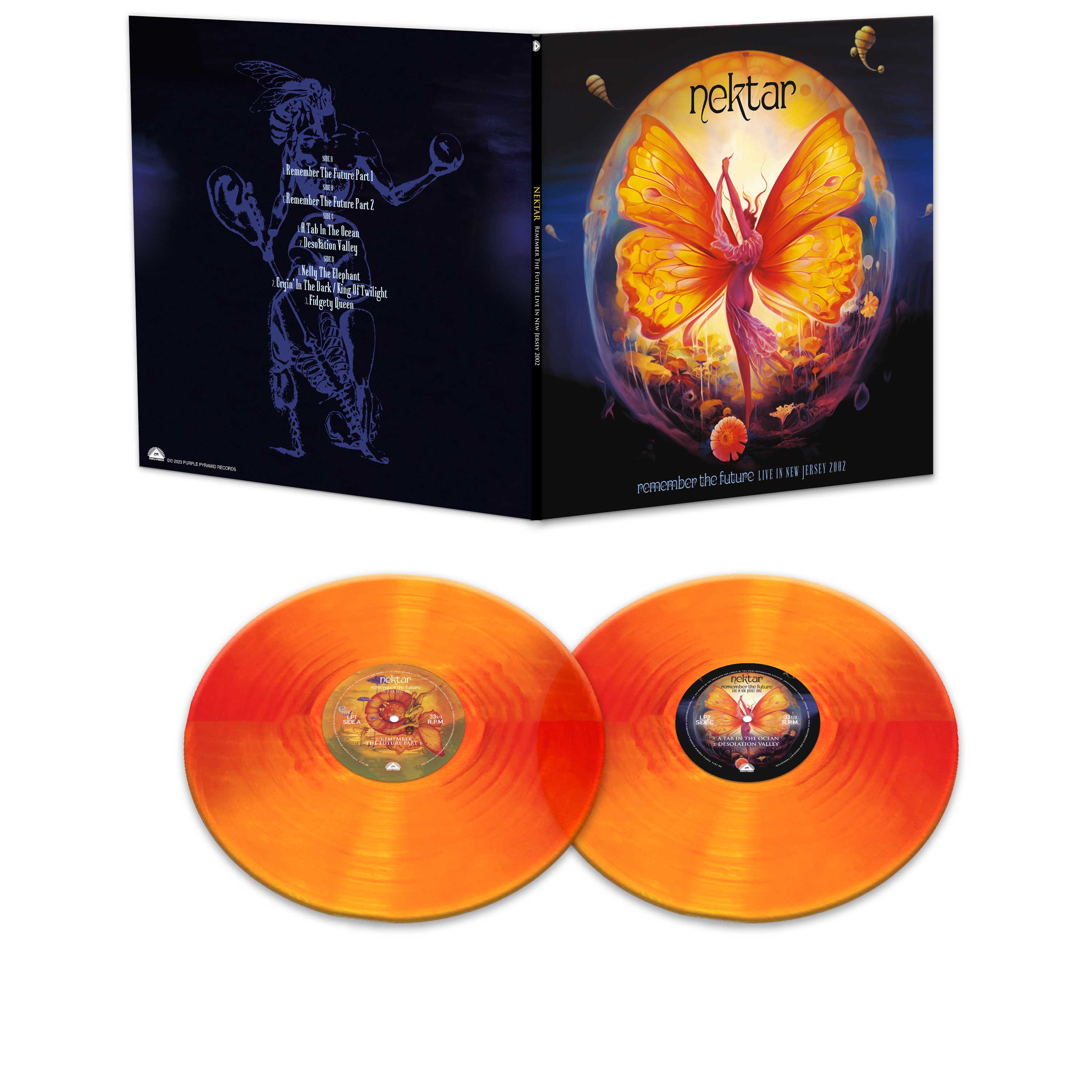 Nektar – Remember The Future Live In New Jersey 2002 (Tequila Sunrise Orange Double Vinyl) - Image 2