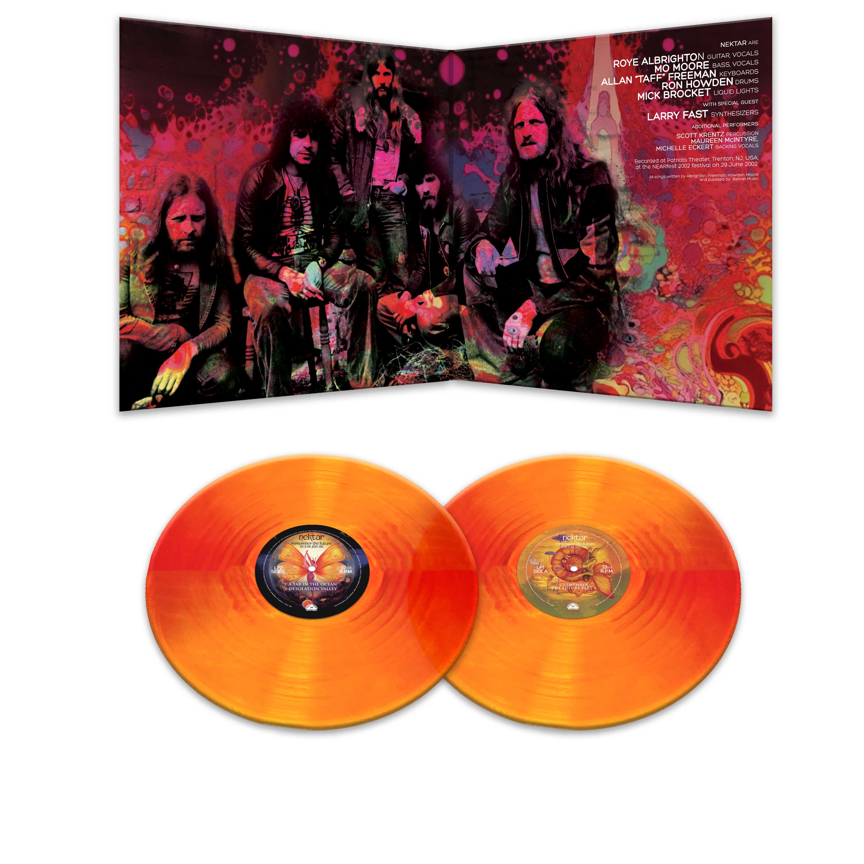 Nektar – Remember The Future Live In New Jersey 2002 (Tequila Sunrise Orange Double Vinyl) - Image 3