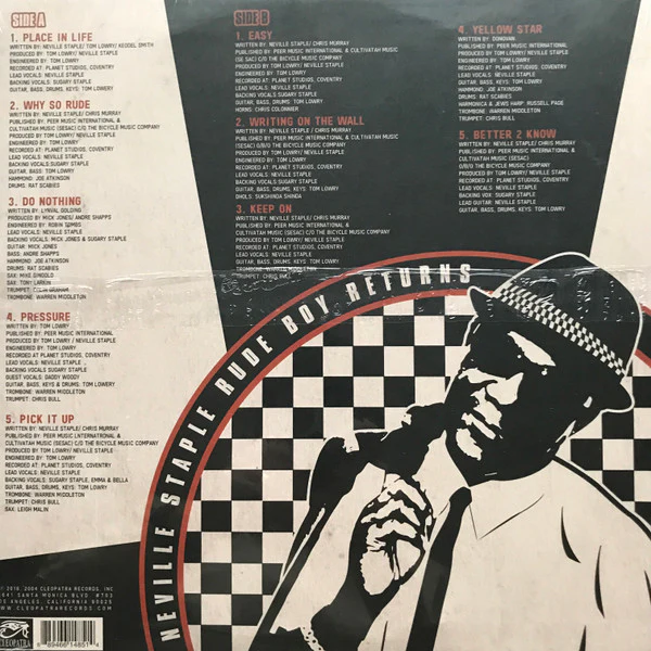 Neville Staple - Rude Boy Returns (Limited Edition Orange Vinyl) - Image 2