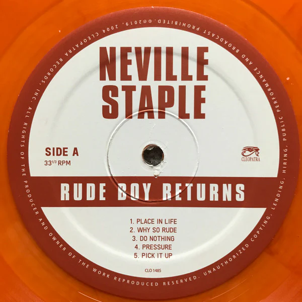 Neville Staple - Rude Boy Returns (Limited Edition Orange Vinyl) - Image 4