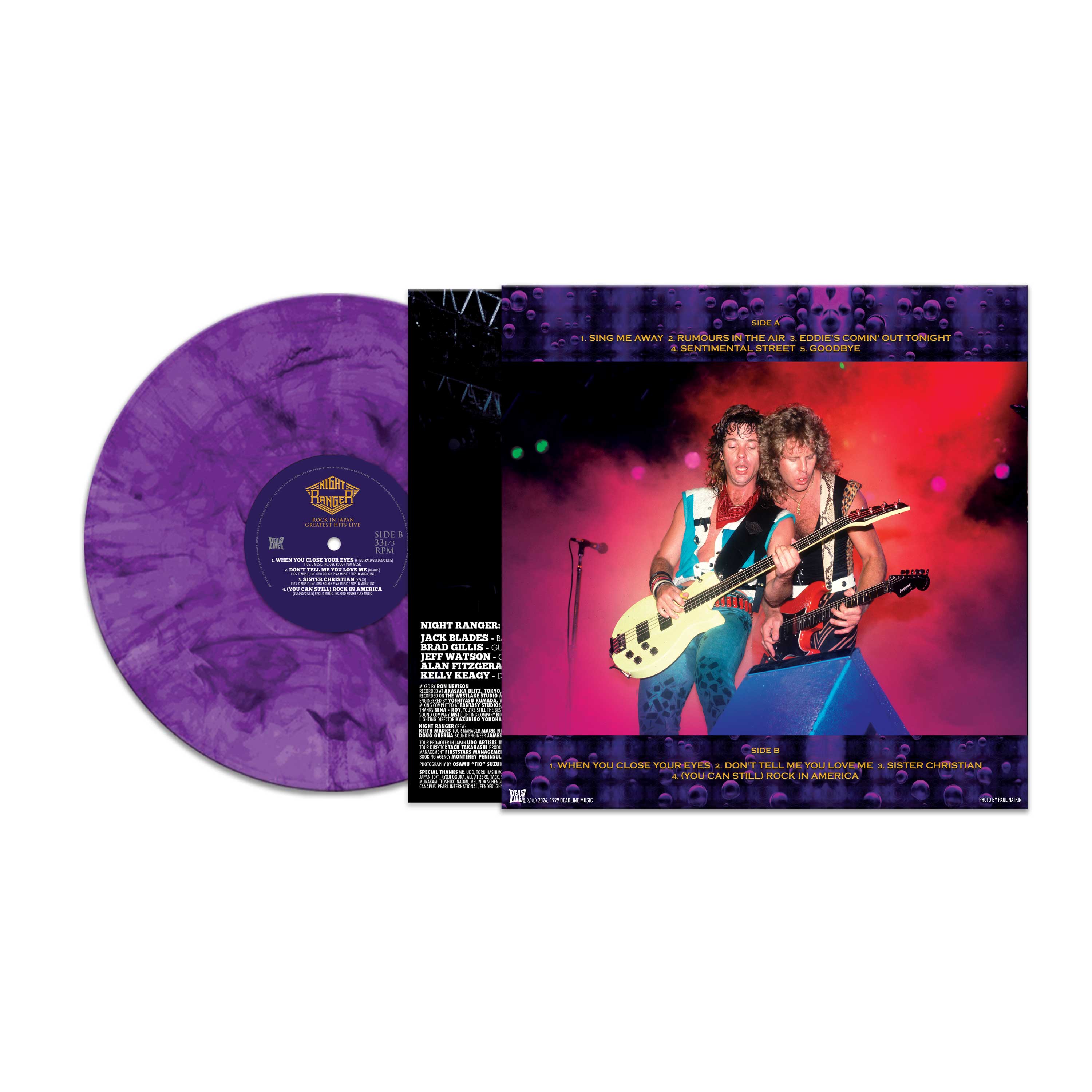 Night Ranger - Rock In Japan - Greatest Hits Live (Purple Marble Vinyl) - Image 2