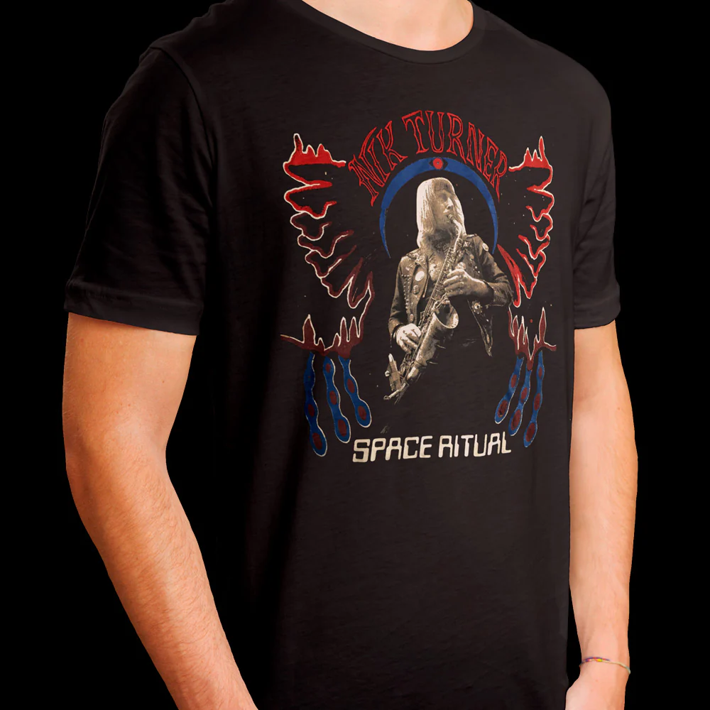 Nik Turner - Space Ritual Psychedelic Warlord Sax (Shirt) - Image 2