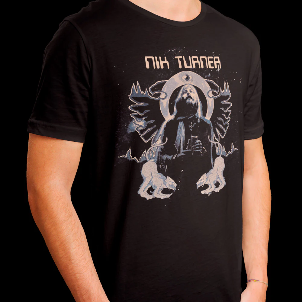 Nik Turner (T-Shirt - Blue) - Image 2