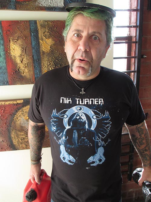 Nik Turner (T-Shirt - Blue) - Image 4