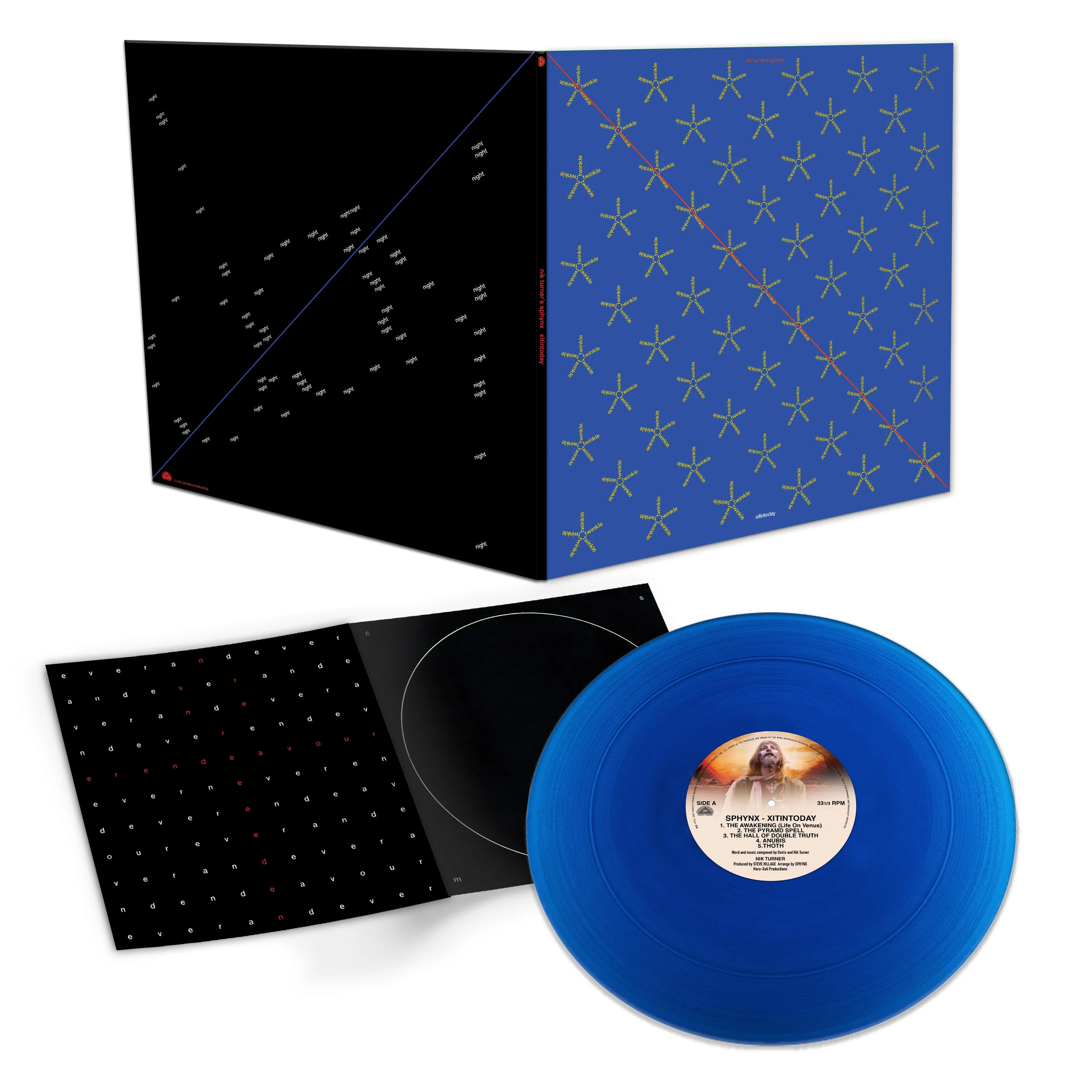 Nik Turner's Sphynx - Xitintoday (Blue Vinyl with Booklet) - Image 3