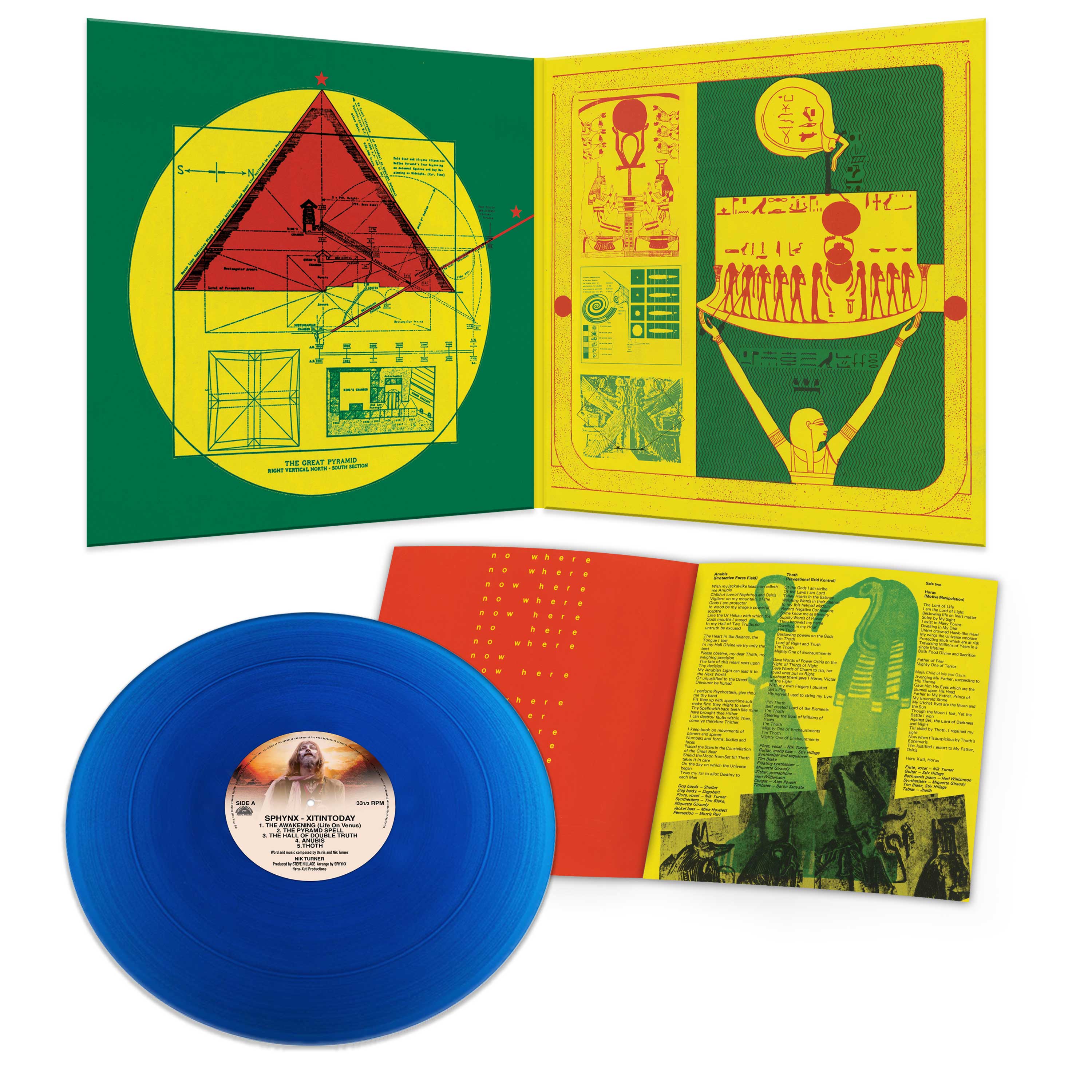 Nik Turner's Sphynx - Xitintoday (Blue Vinyl with Booklet) - Image 4