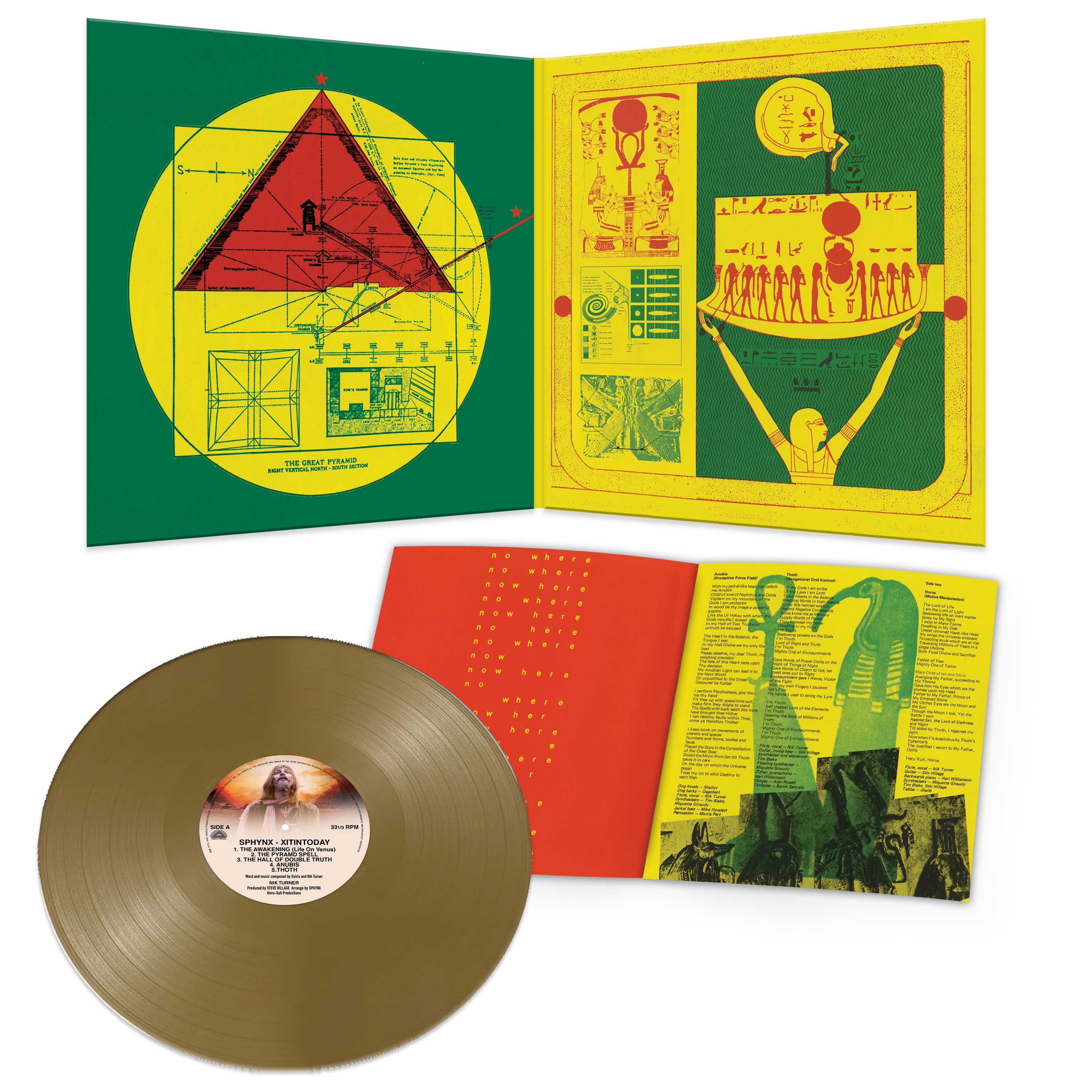 Nik Turner's Sphynx - Xitintoday (Gold Vinyl with Booklet) - Image 3
