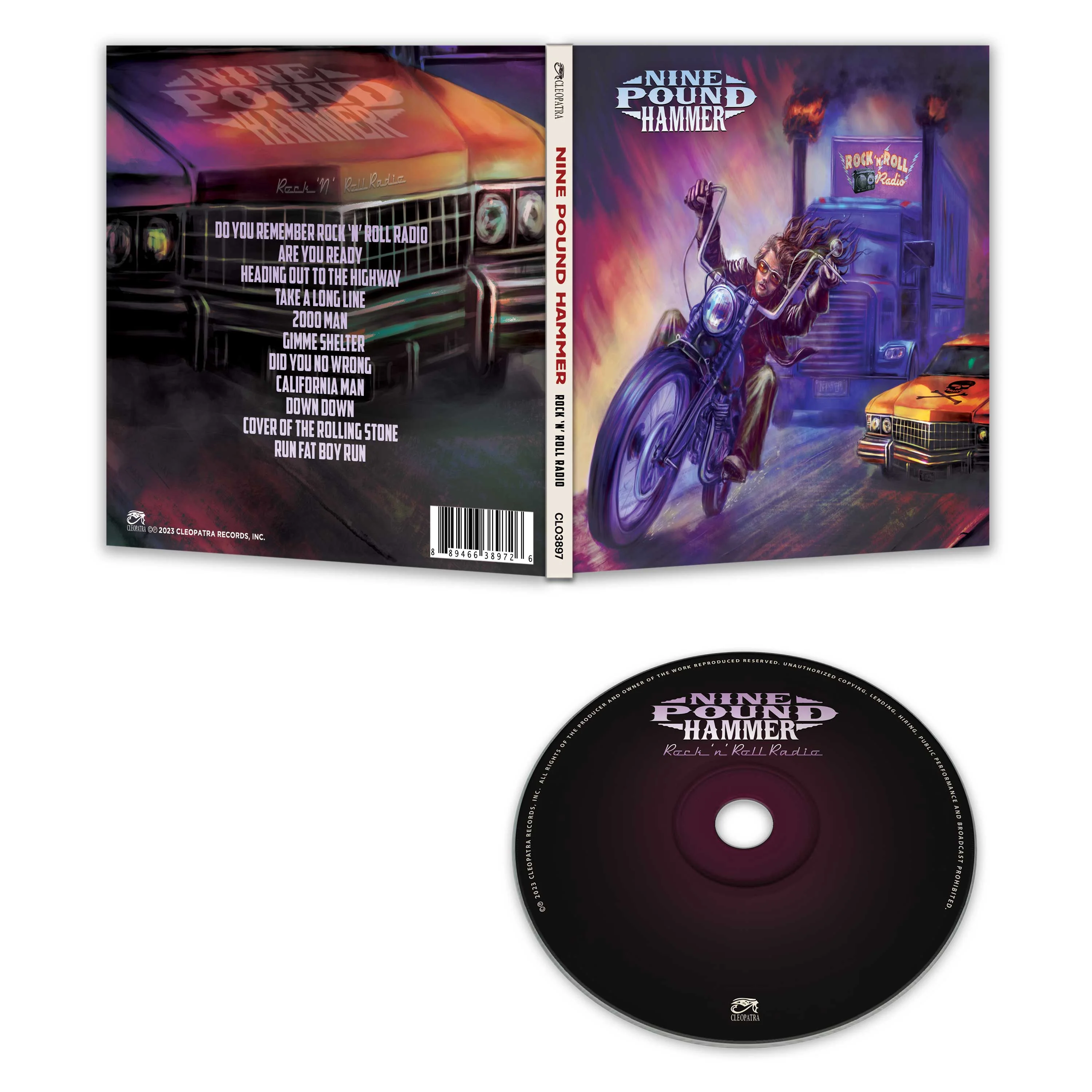 Nine Pound Hammer - Rock 'N' Roll Radio (CD) - Image 2