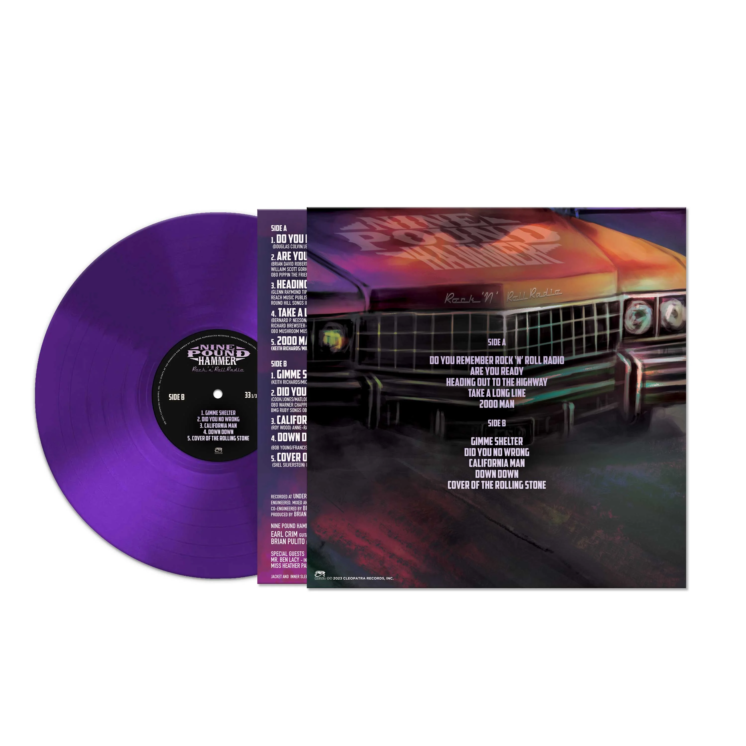 Nine Pound Hammer - Rock 'N' Roll Radio (Purple Vinyl) - Image 2