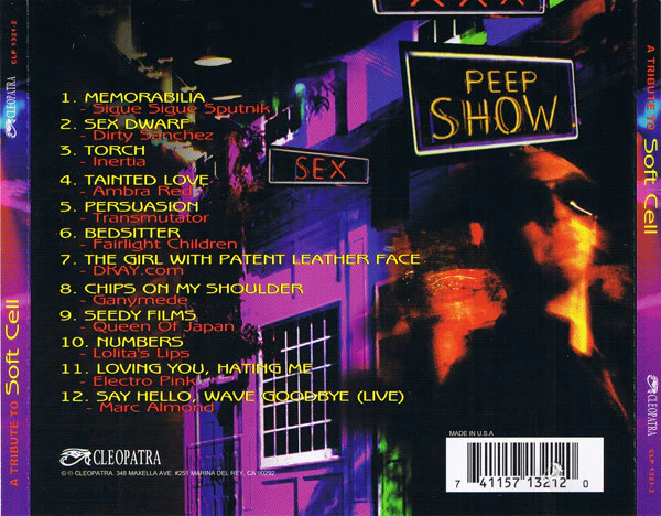 Non-Stop Electro Cabaret - A Tribute To Soft Cell (CD) Out of Print - Image 3