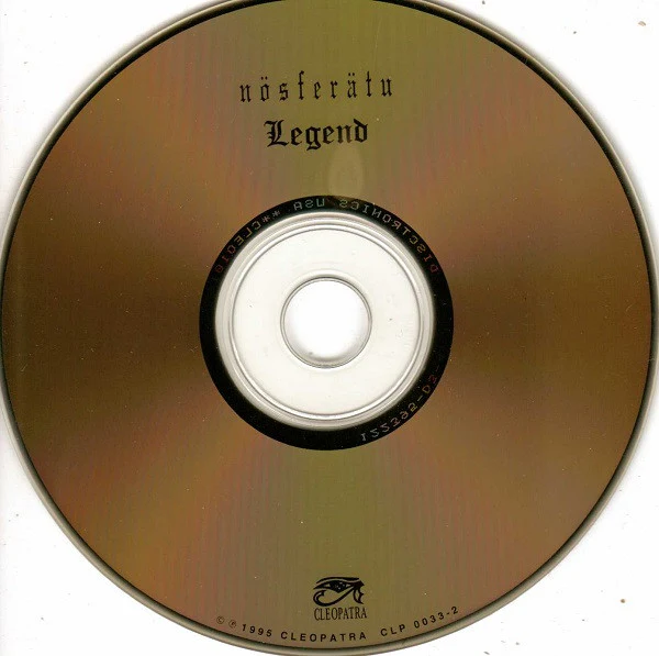 Nosferatu - Legend (CD) Gothic Death Rock Out of Print - Image 3