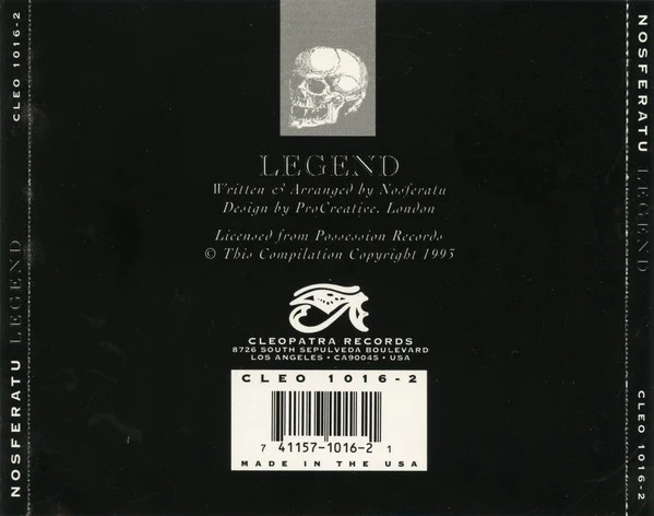 Nosferatu - Legend (CD) - Image 2