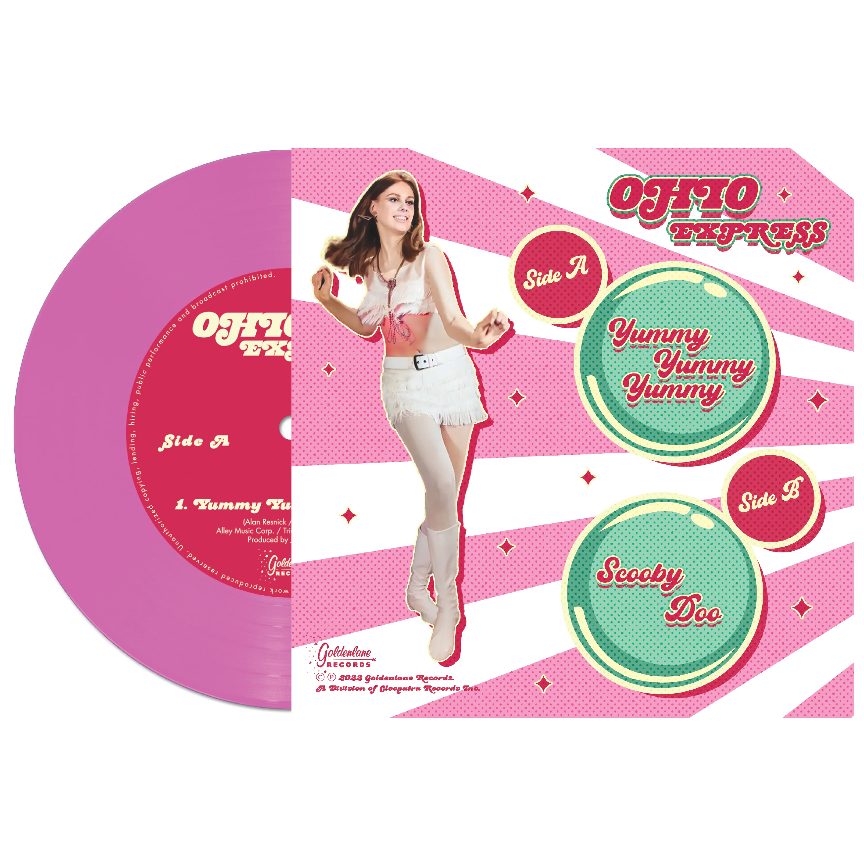 Ohio Express - Yummy Yummy Yummy (Pink 7" Vinyl) - Image 3