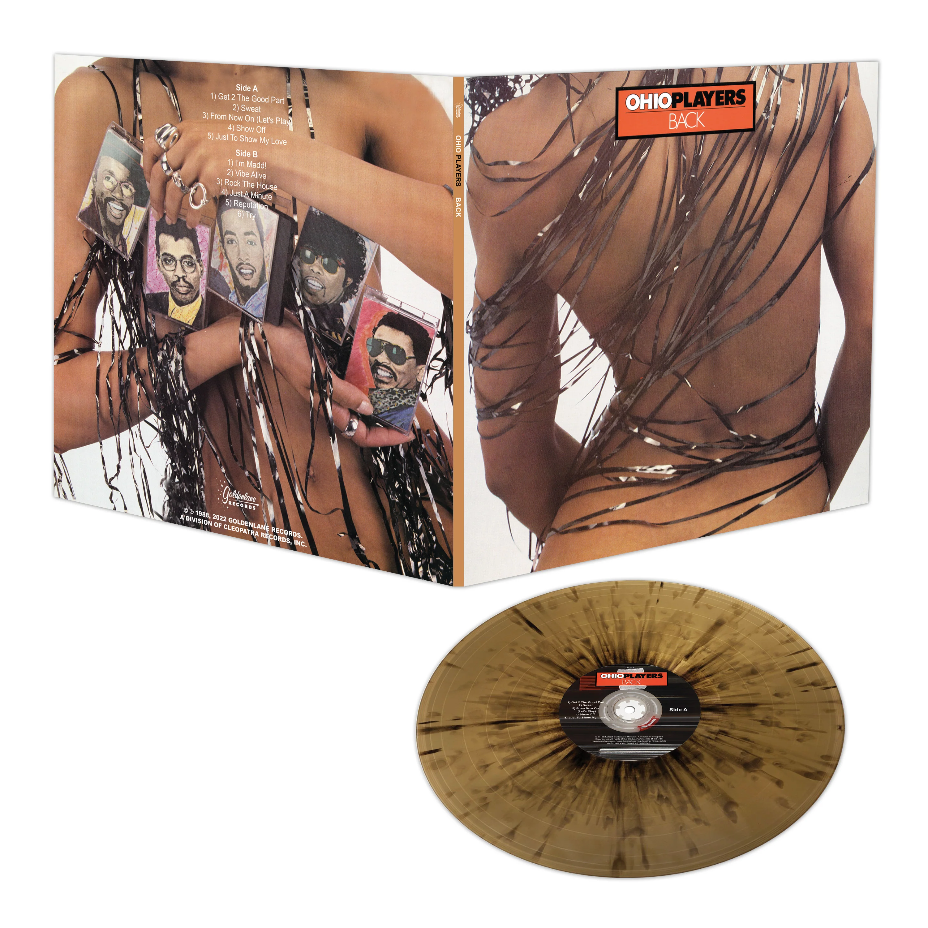 Ohio Players - Back (Black-Gold Splatter Vinyl) - Image 2