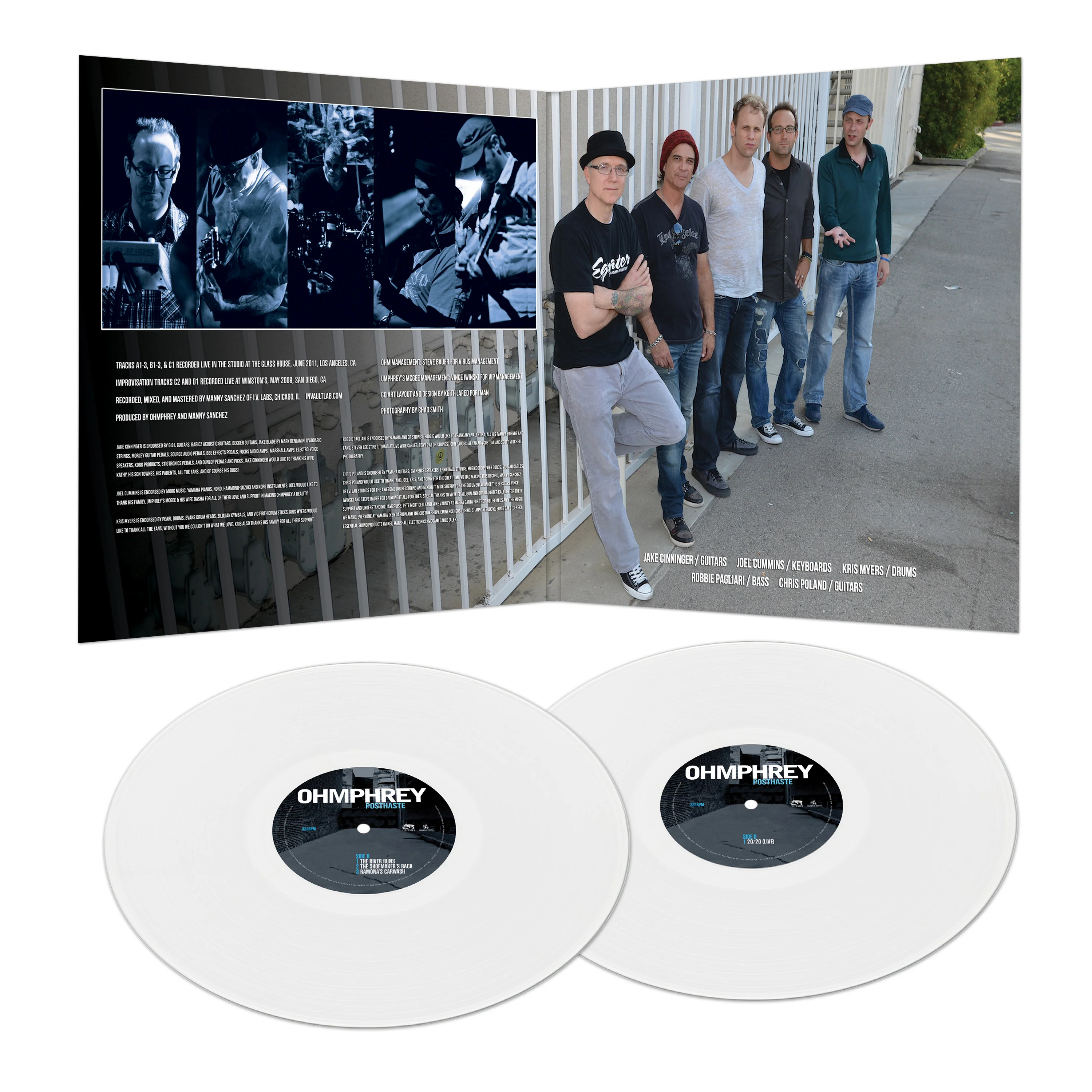 OHMphrey - Posthaste (White Double LP) - Image 2