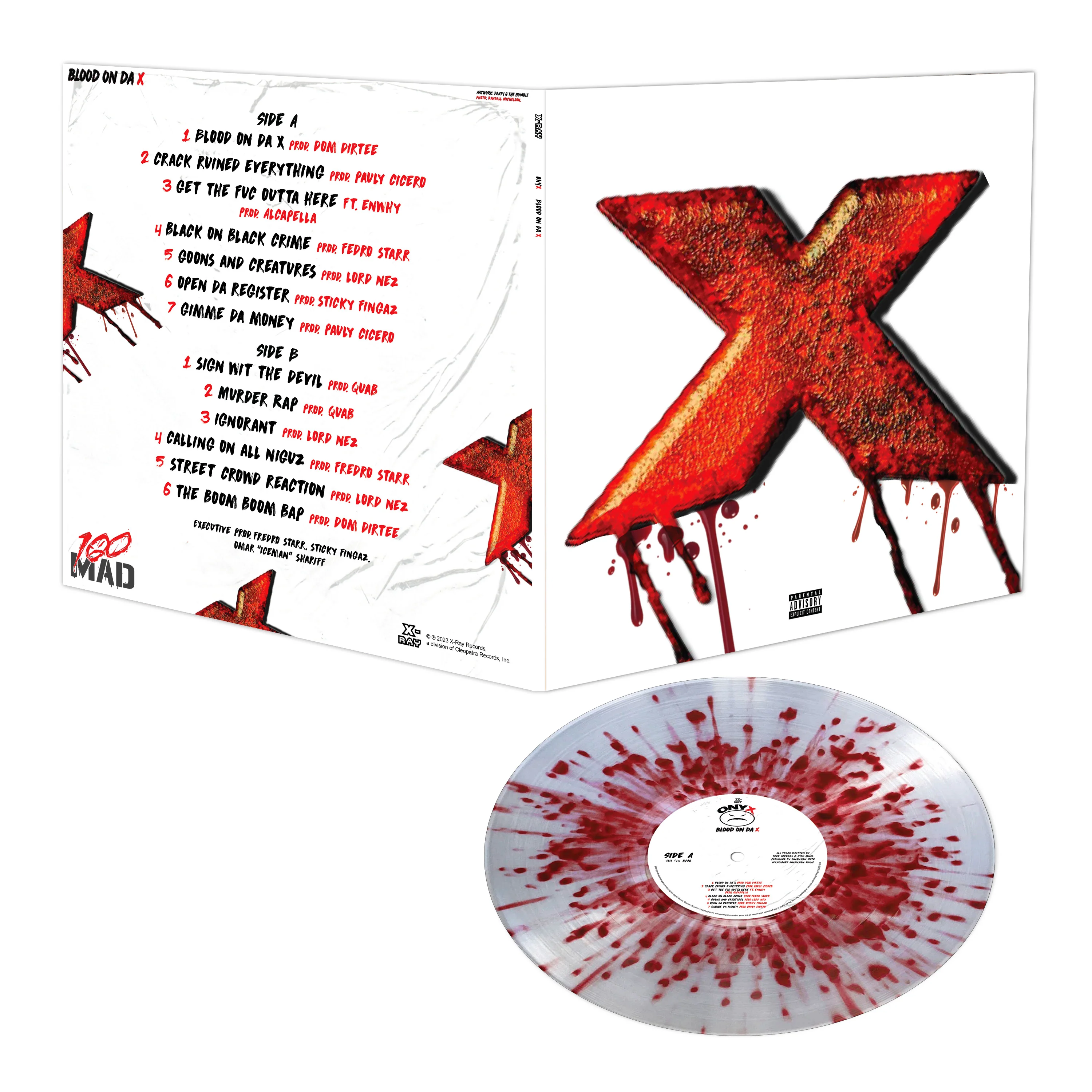 Onyx - Blood On Da X (White-Red Splatter) - Image 2