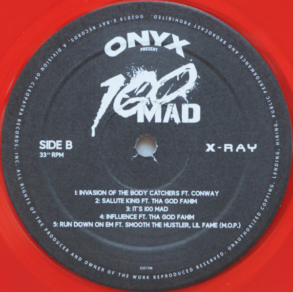 Onyx Presents - 100 Mad (Red LP) - Image 4
