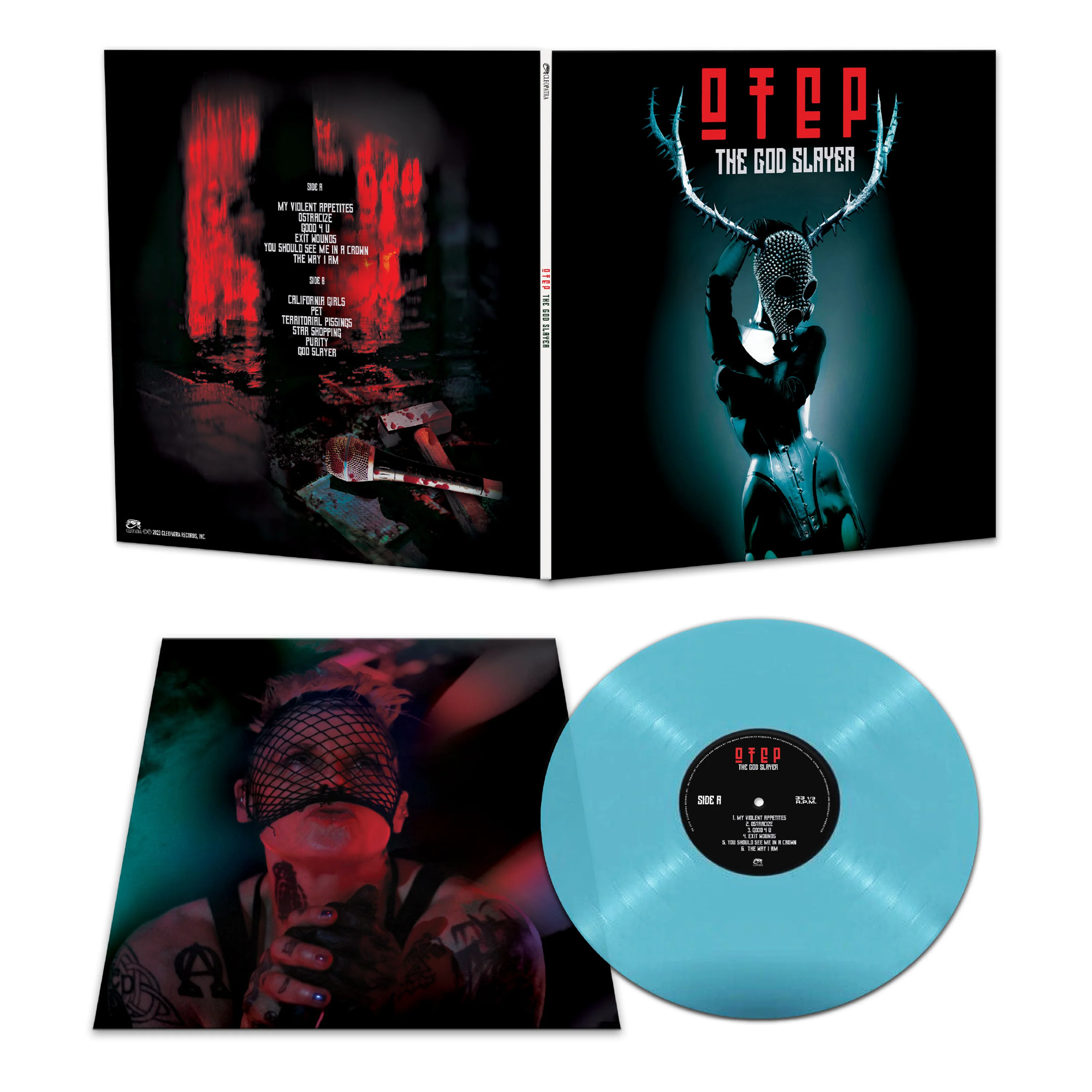 Otep - The God Slayer (Light Blue Gatefold Vinyl) - Image 2