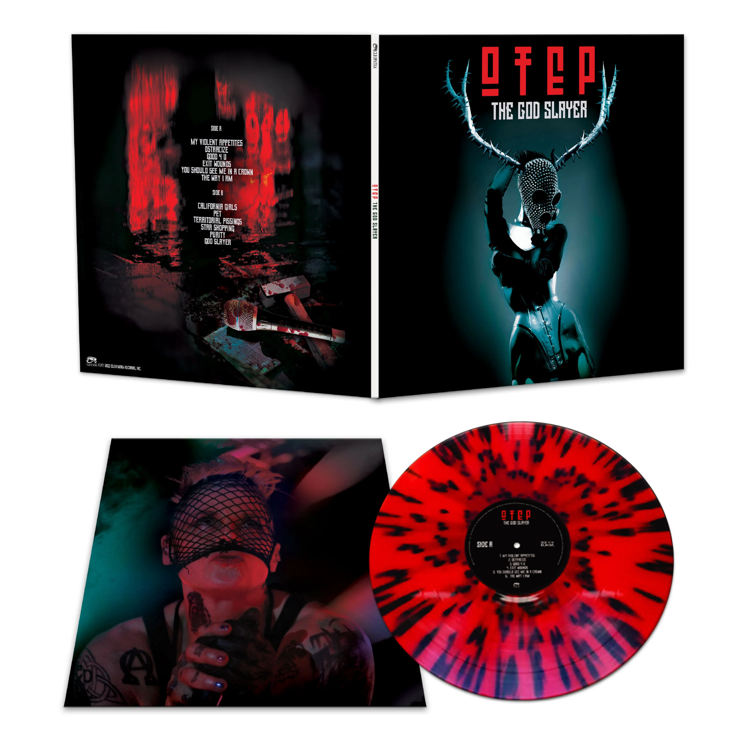 Otep - The God Slayer (Red-Black Splatter Gatefold Vinyl) - Image 2