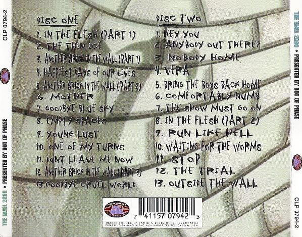 Out Of Phase - Pink Floyd’s The Wall 2000 (2 CD) - Image 3