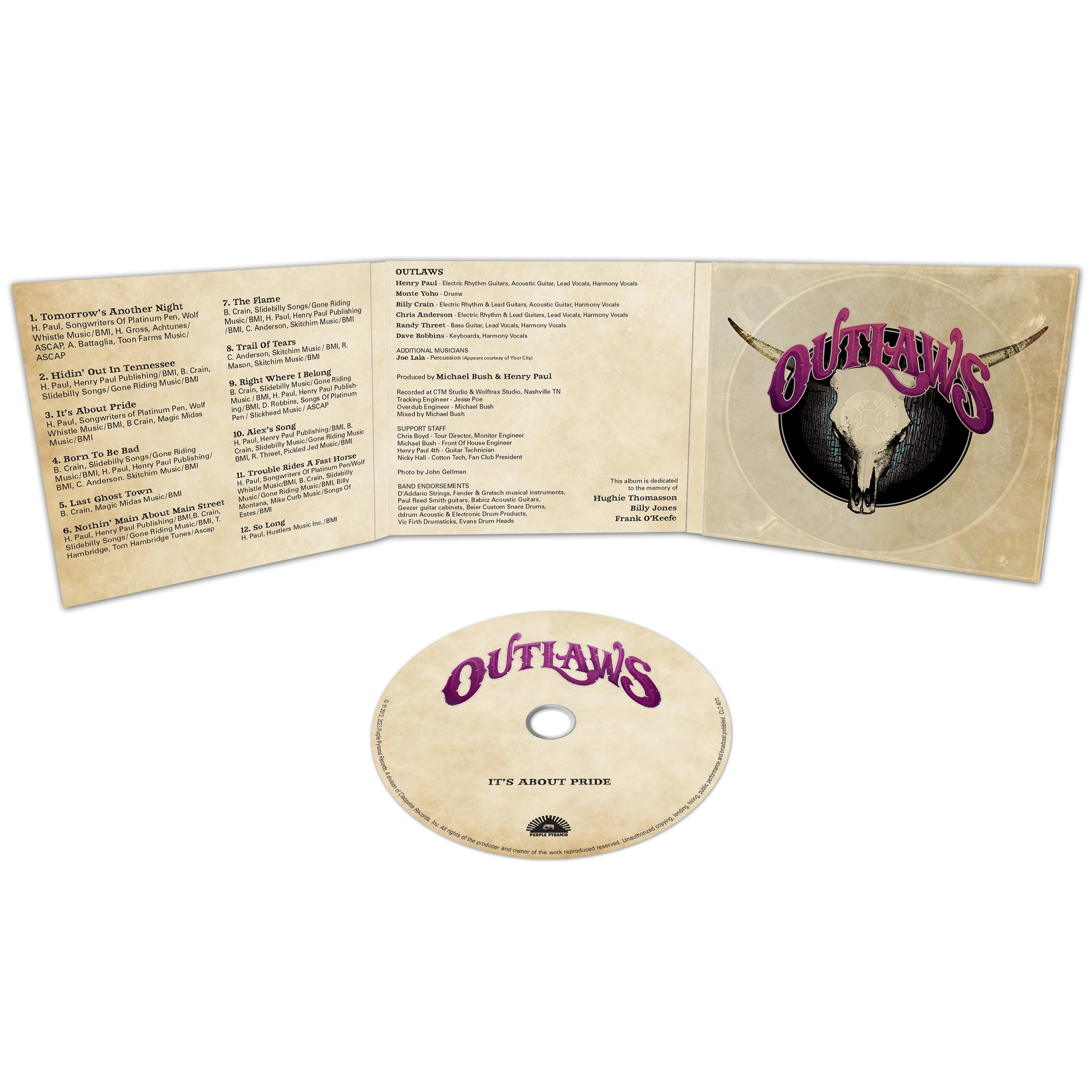 Outlaws - It's About Pride (CD) - Image 3