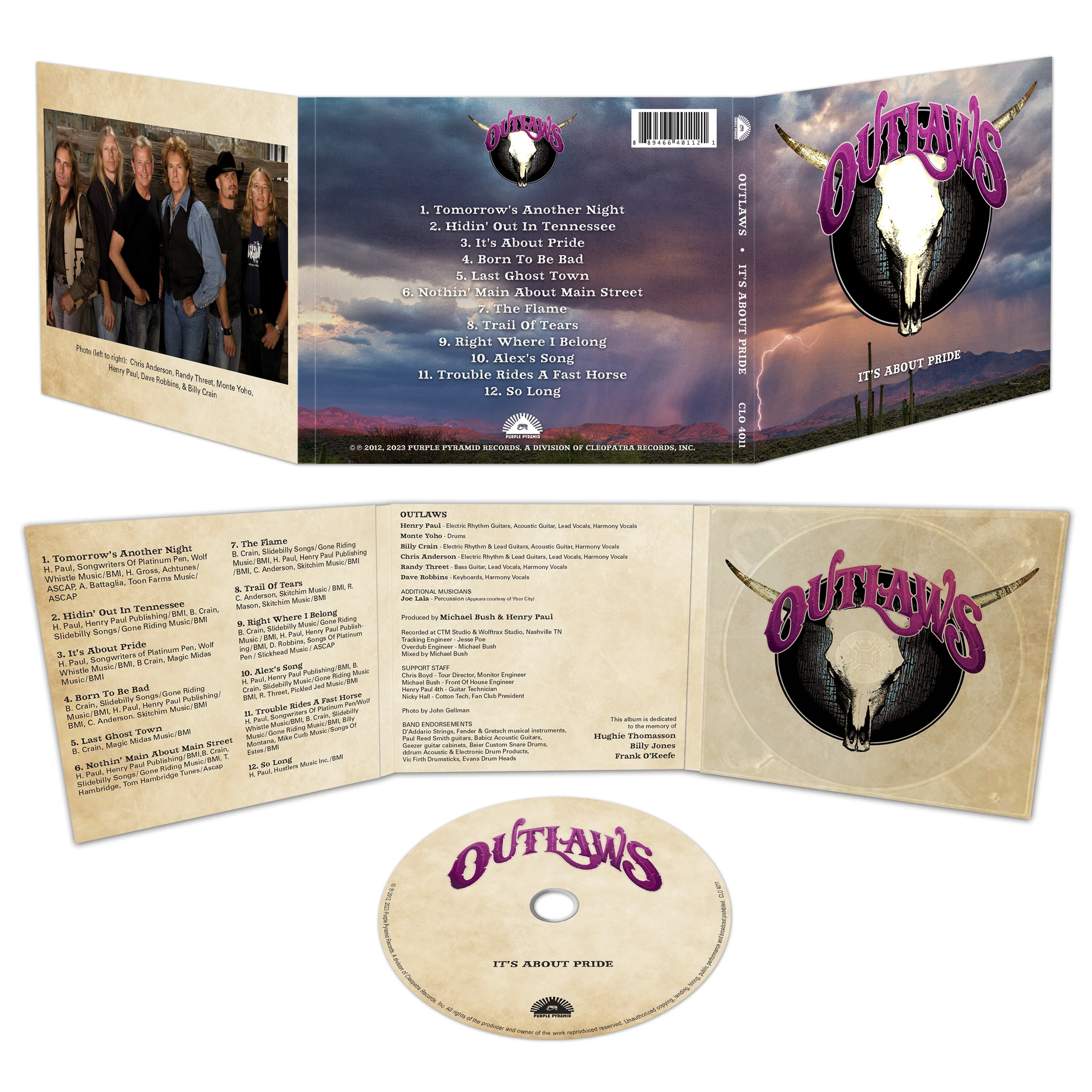 Outlaws - It's About Pride (CD) - Image 4