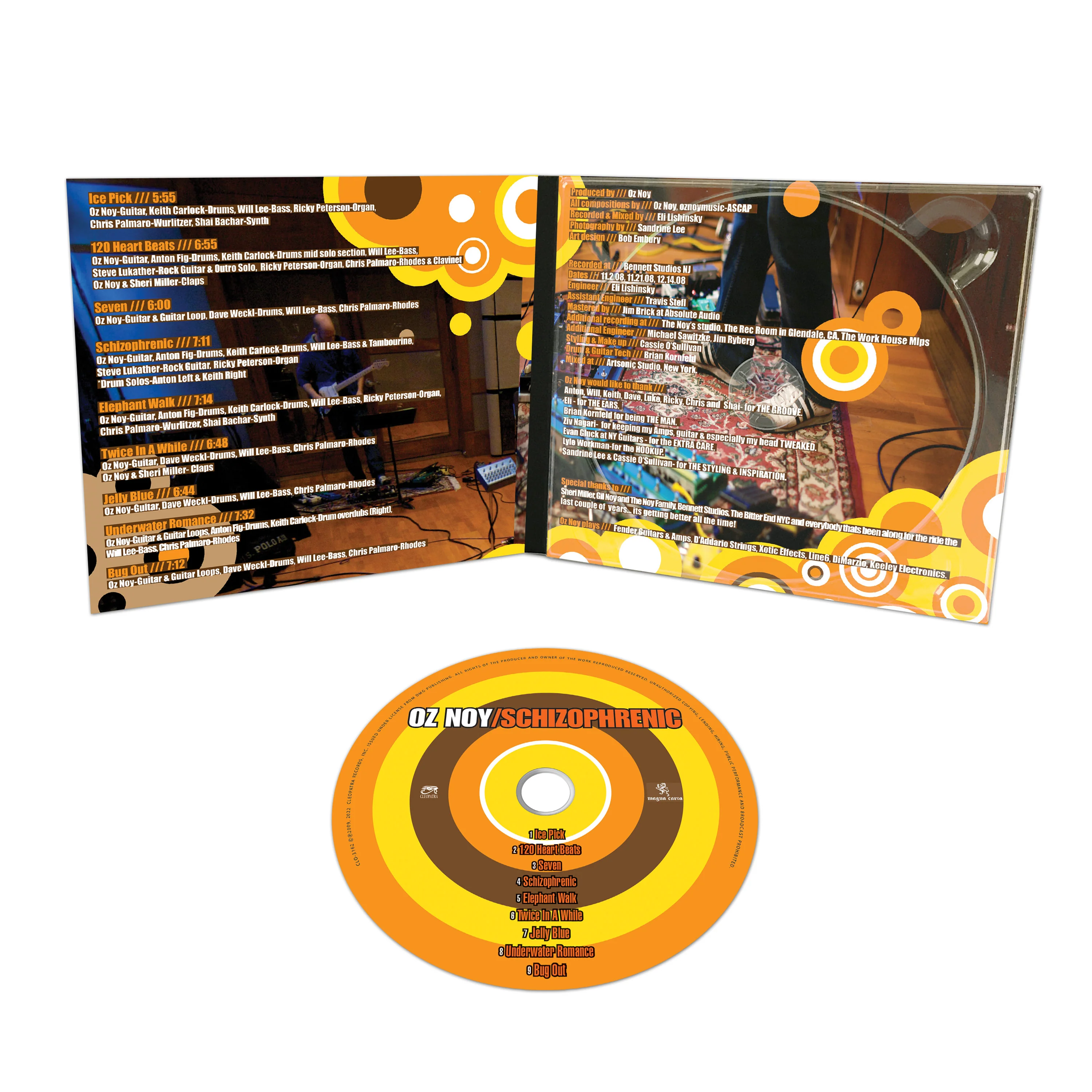 Oz Noy - Schizophrenic (CD Digipak) - Image 3