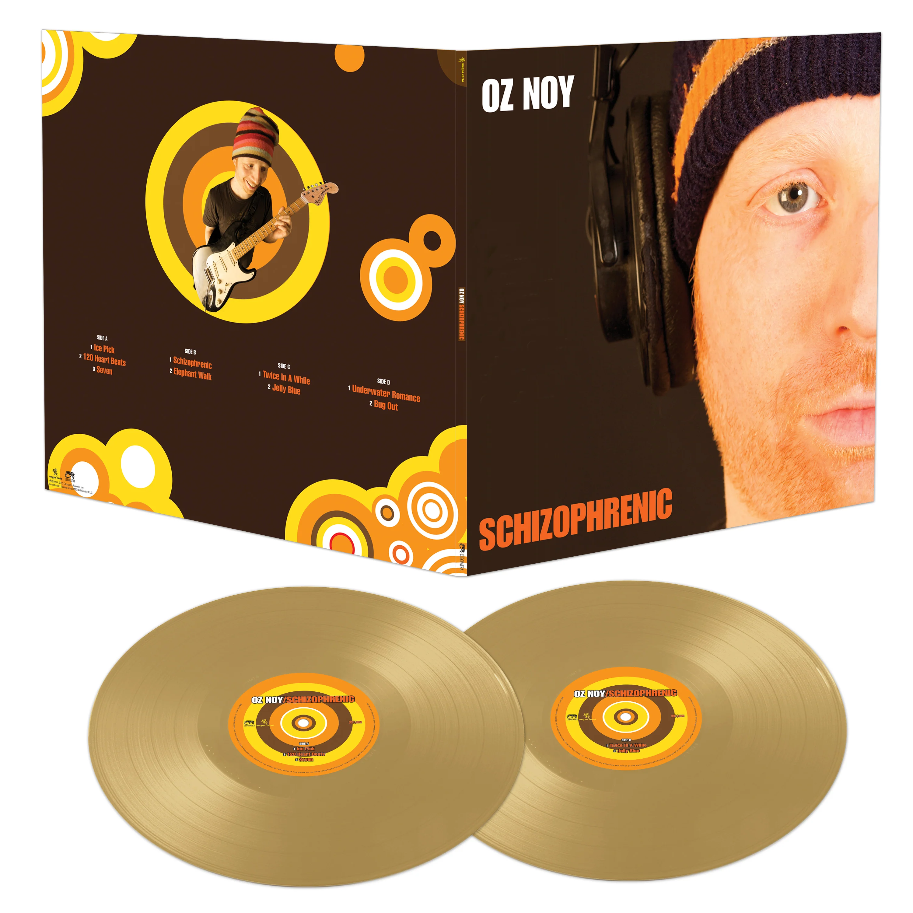 Oz Noy - Schizophrenic (Gold Double Vinyl) - Image 2