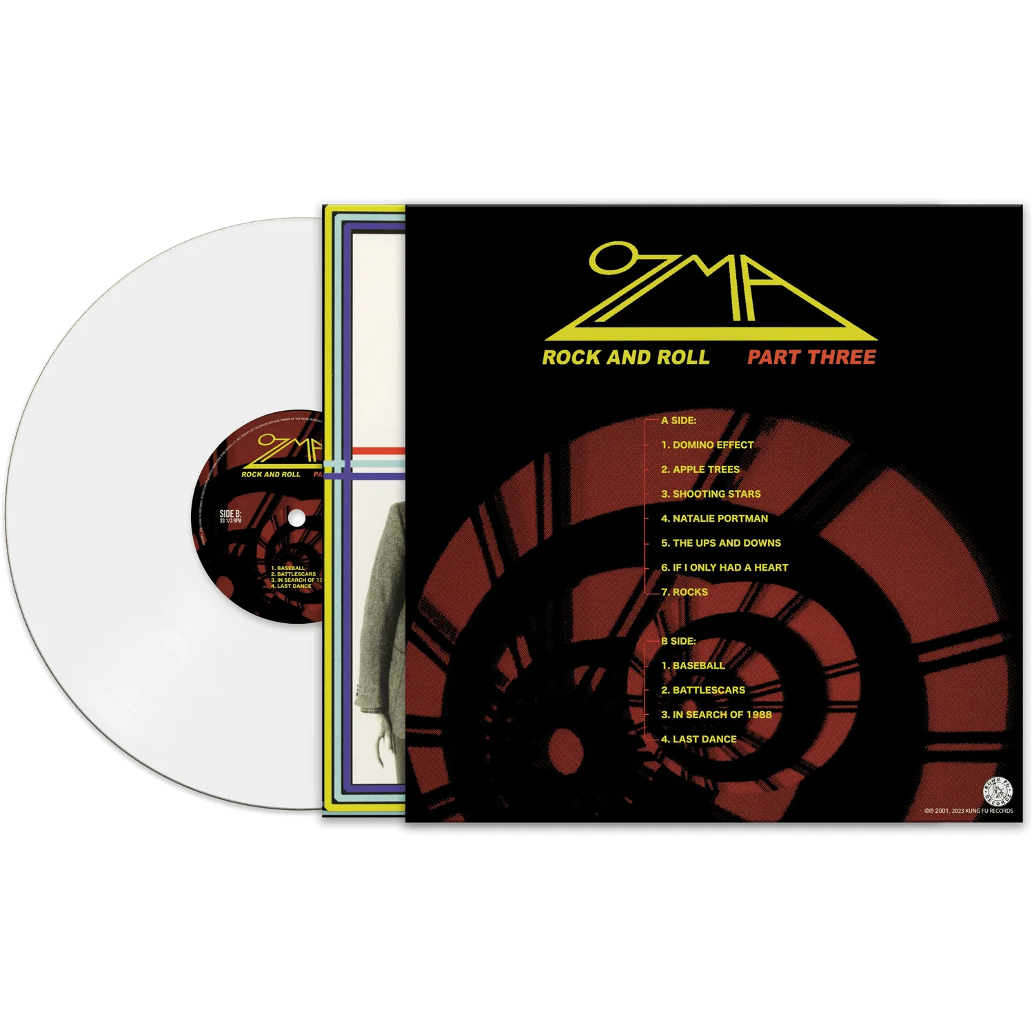 Ozma - Rock And Roll Part Three (White Vinyl) last copy this color version - Image 2
