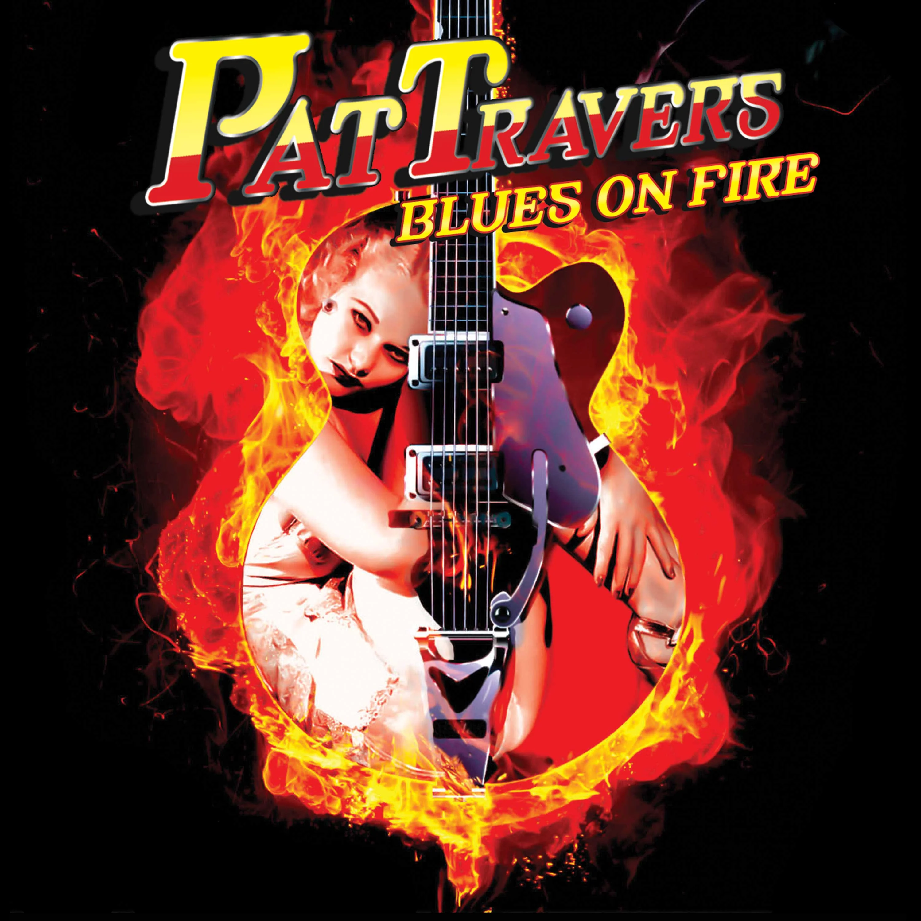 Pat Travers - Blues on Fire (Red Vinyl) - Image 3