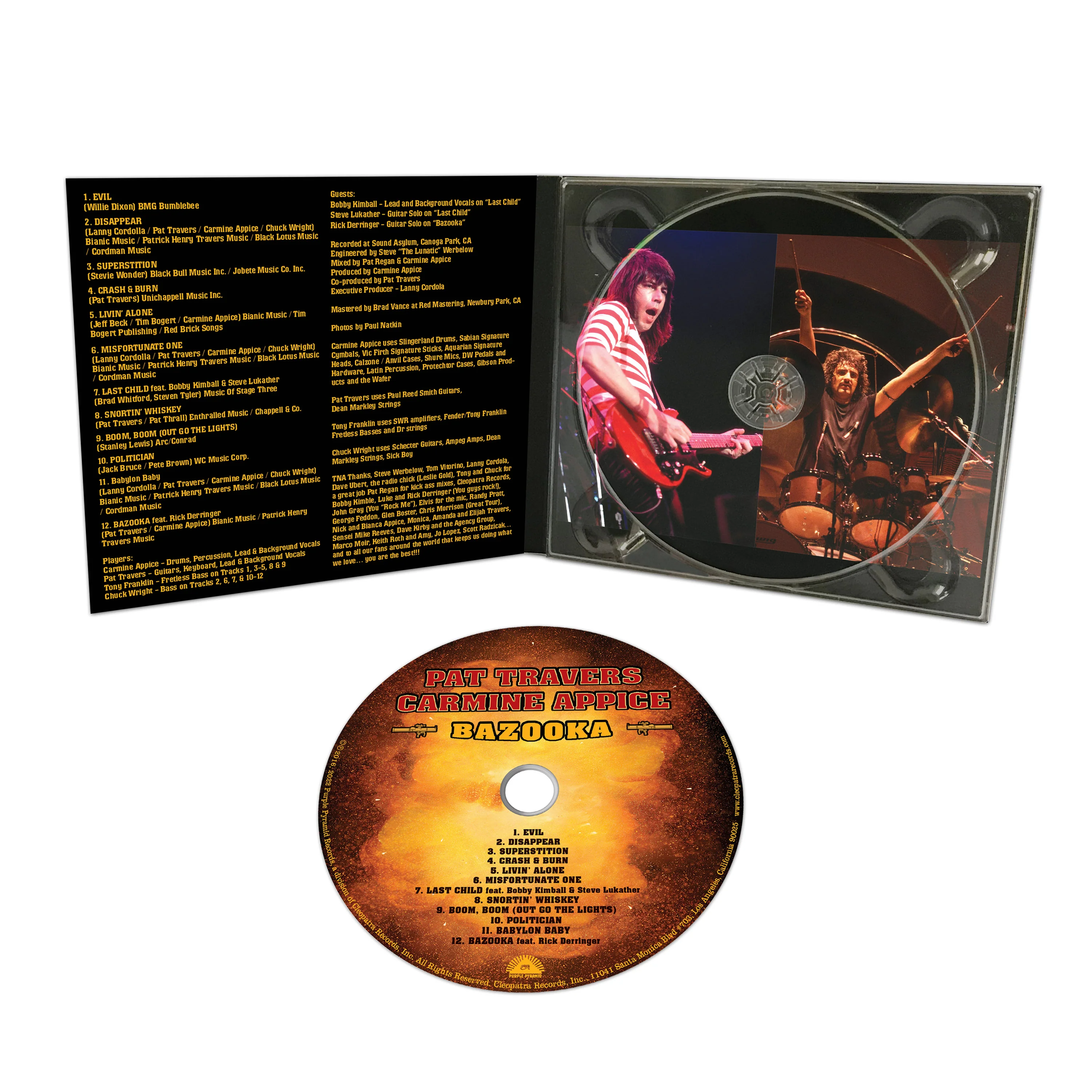 Pat Travers & Carmine Appice - Bazooka (CD Digipak) - Image 3