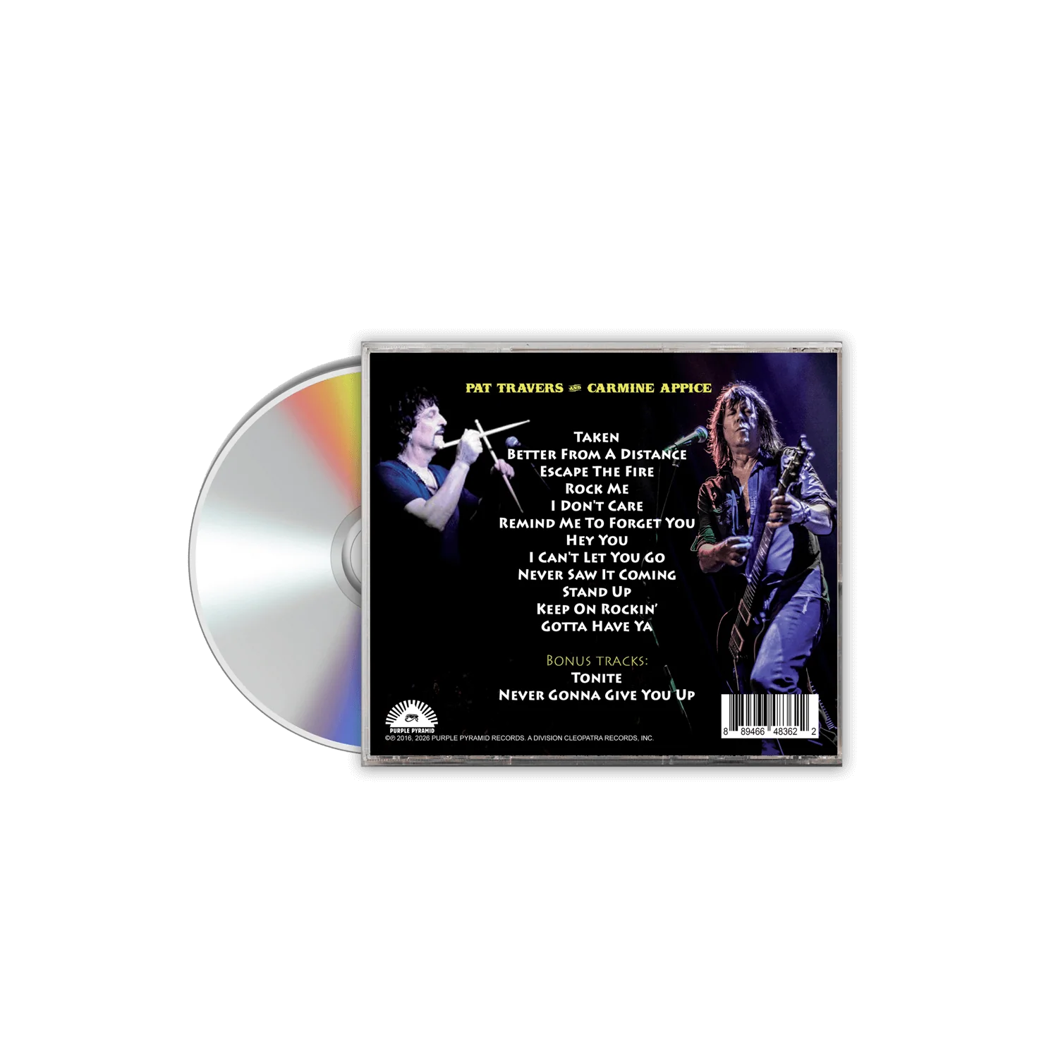 Pat Travers & Carmine Appice - The Balls Album (CD) - Image 2