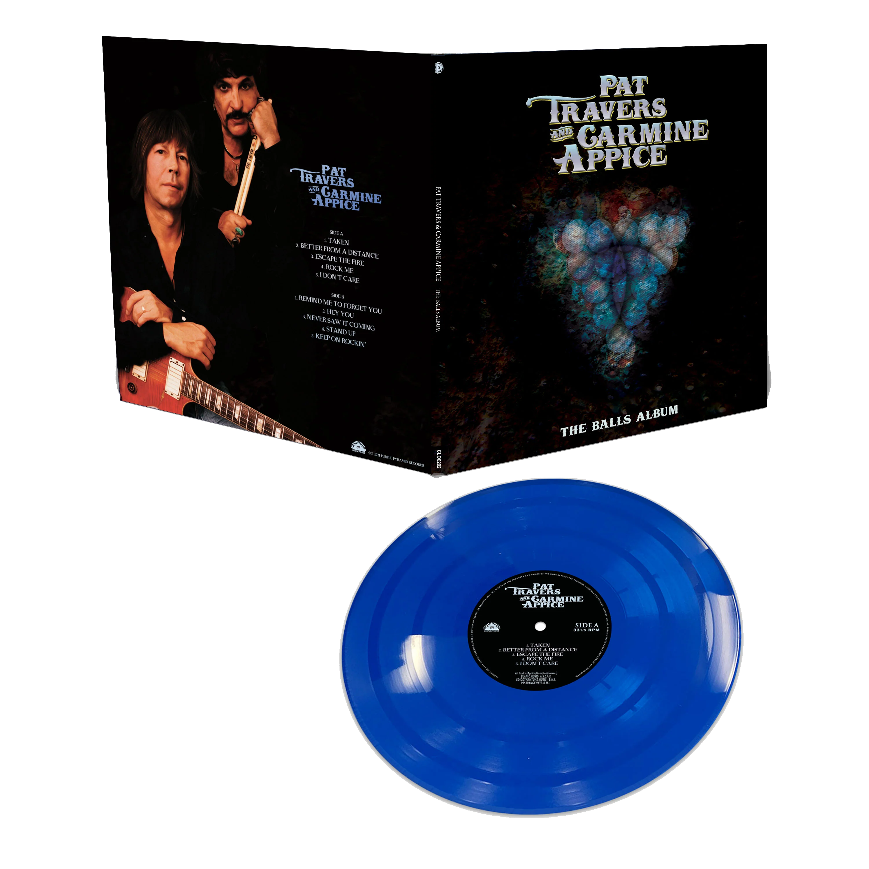 Pat Travers & Carmine Appice - The Balls Album (Limited Edition Colored Vinyl) - Image 4