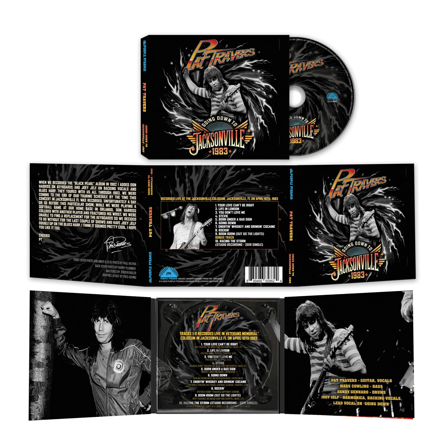 Pat Travers - Going Down To Jacksonville - 1983 (CD) - Image 2
