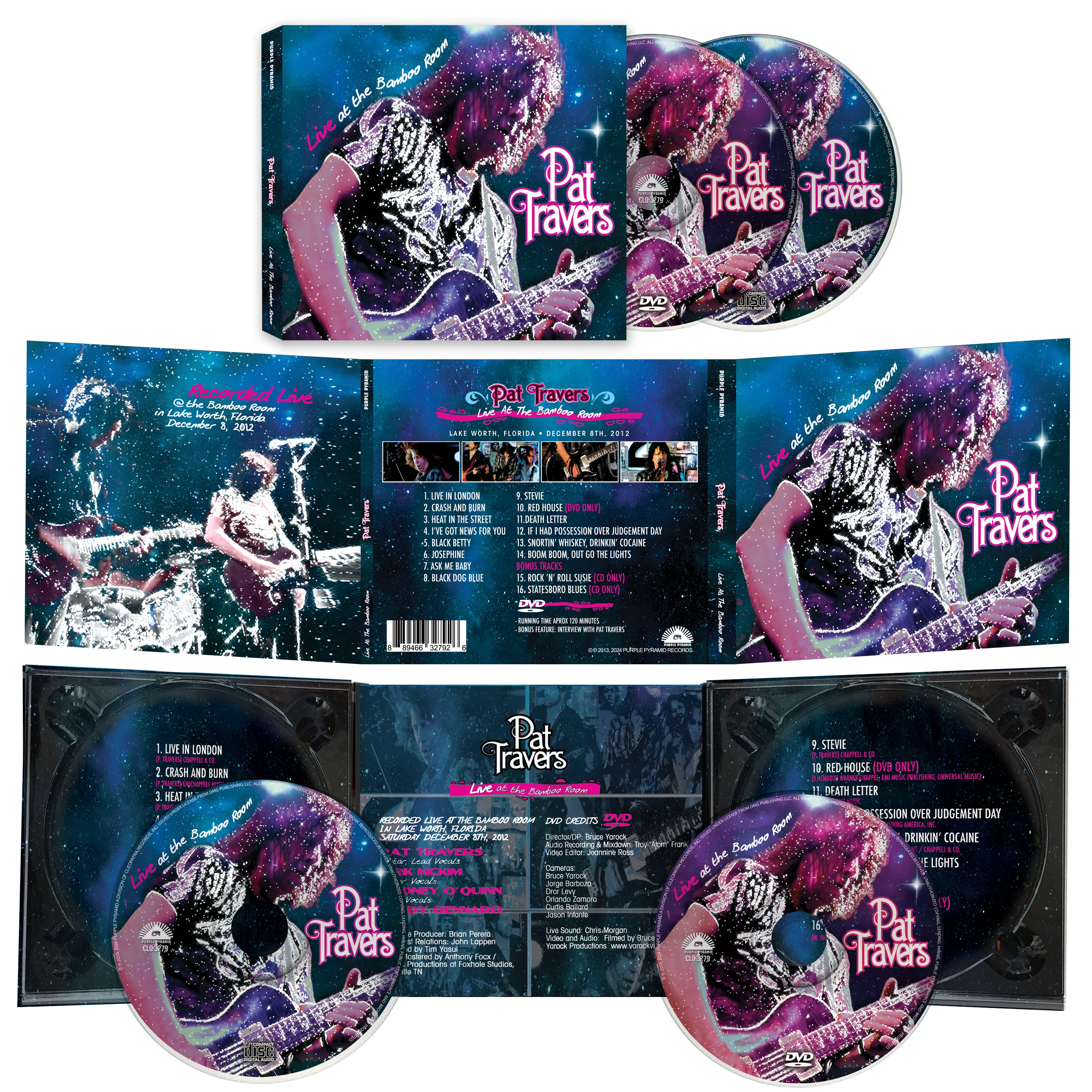 Pat Travers - Live At The Bamboo Room (CD + DVD) - Image 2