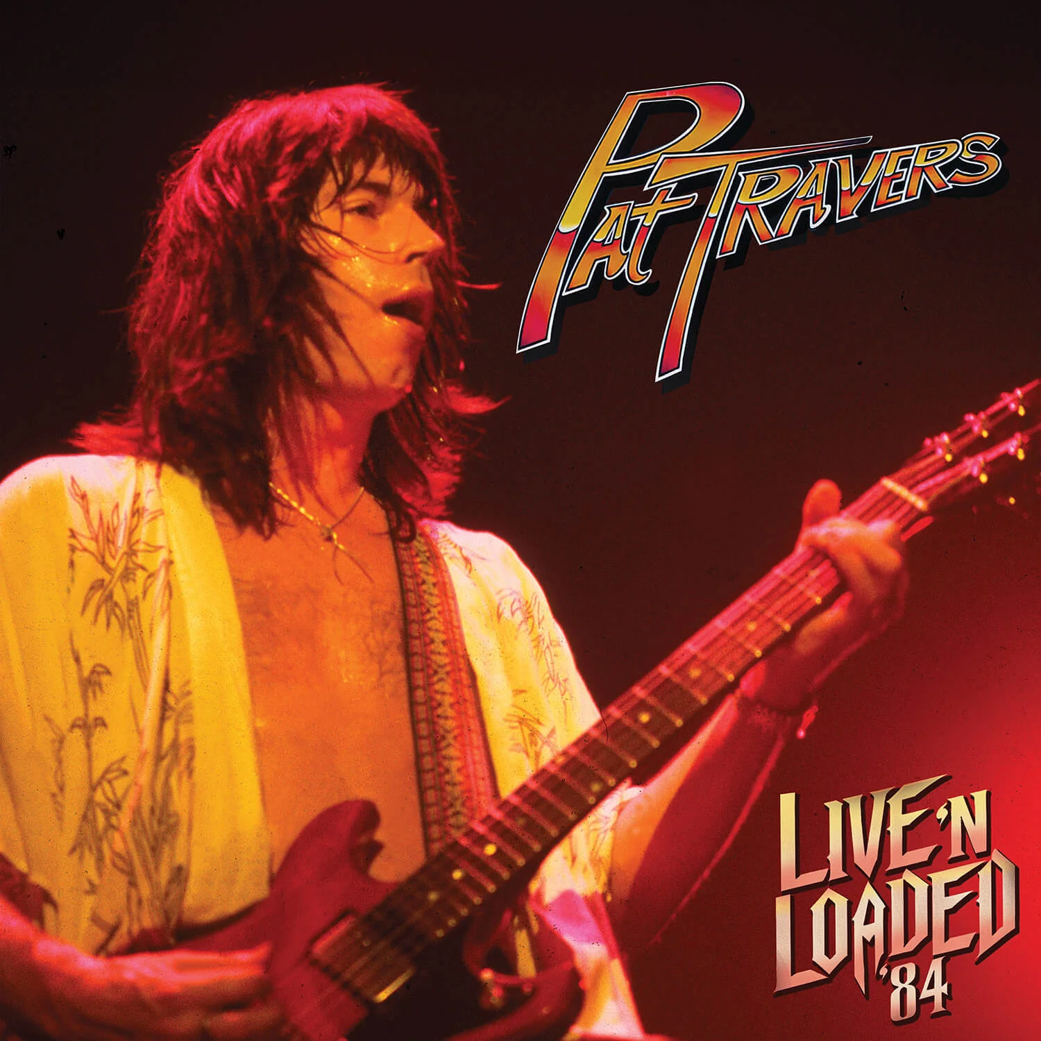 Pat Travers - Live 'N Loaded '84 (Red Marble Vinyl) - Image 3