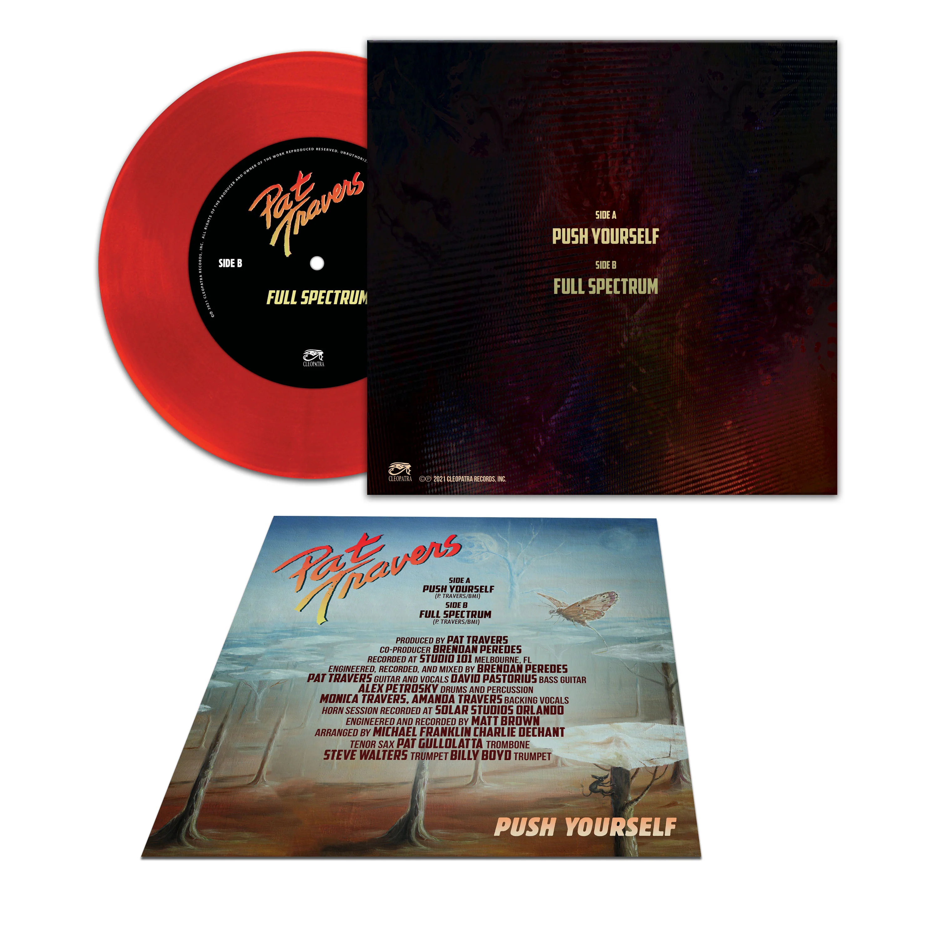 Pat Travers - Push Yourself (Limited Edition Colored 7" Vinyl) - Image 3