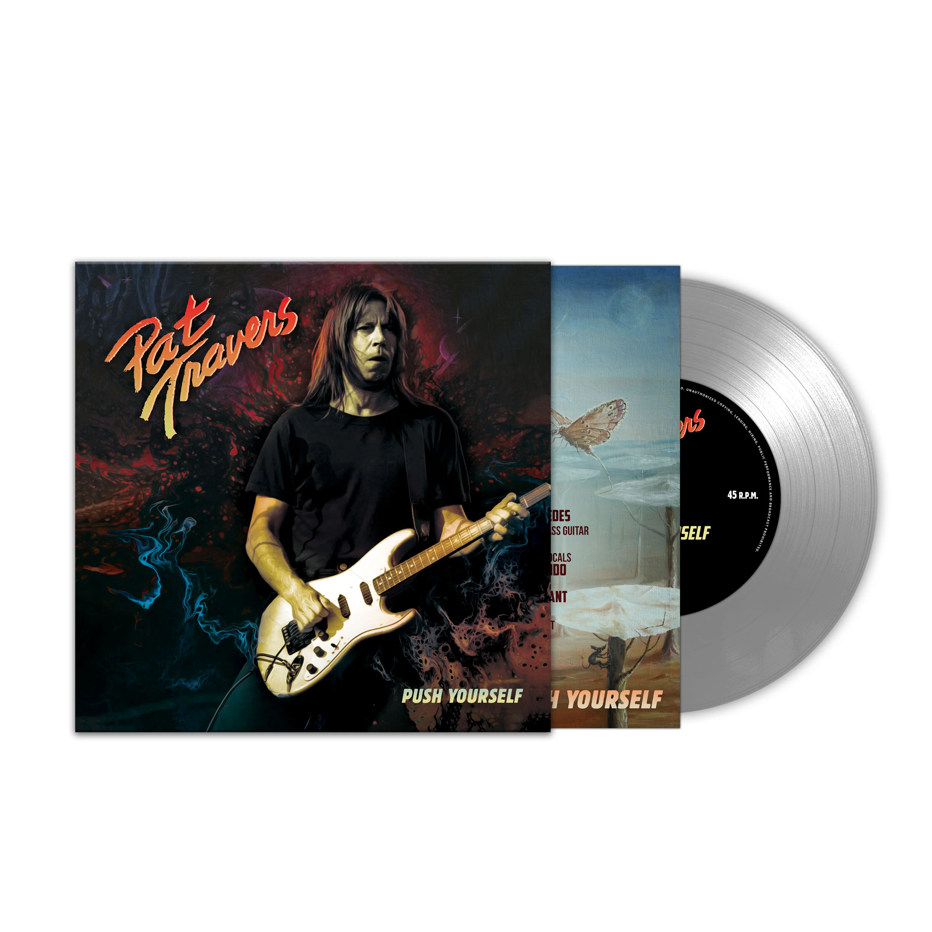 Pat Travers - Push Yourself (Limited Edition Colored 7" Vinyl) - Image 5