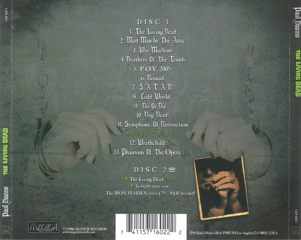 Paul Dianno - The Living Dead (CD + DVD) - Image 2