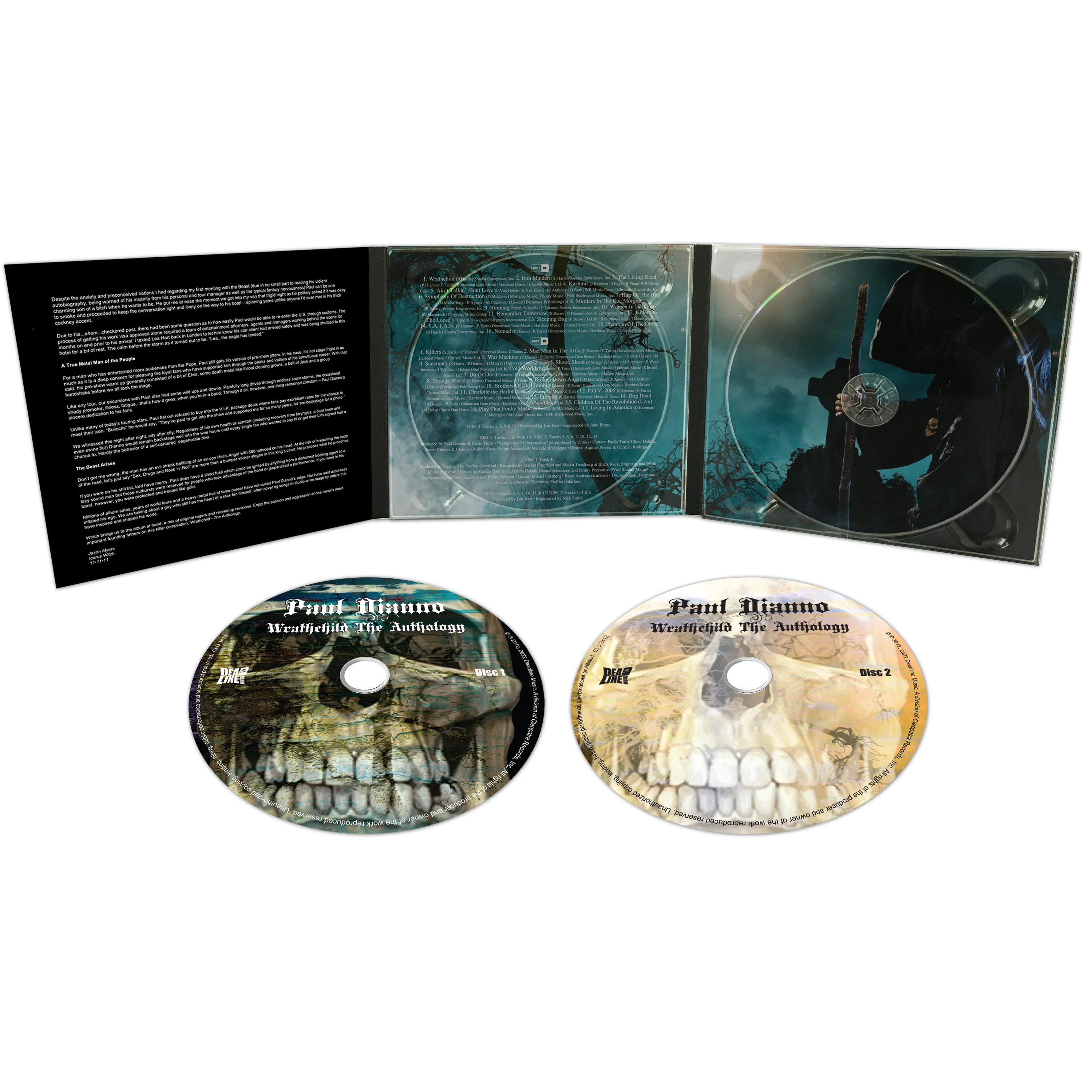 Paul Dianno - Wrathchild - The Anthology (2 CD Digipak) - Image 3