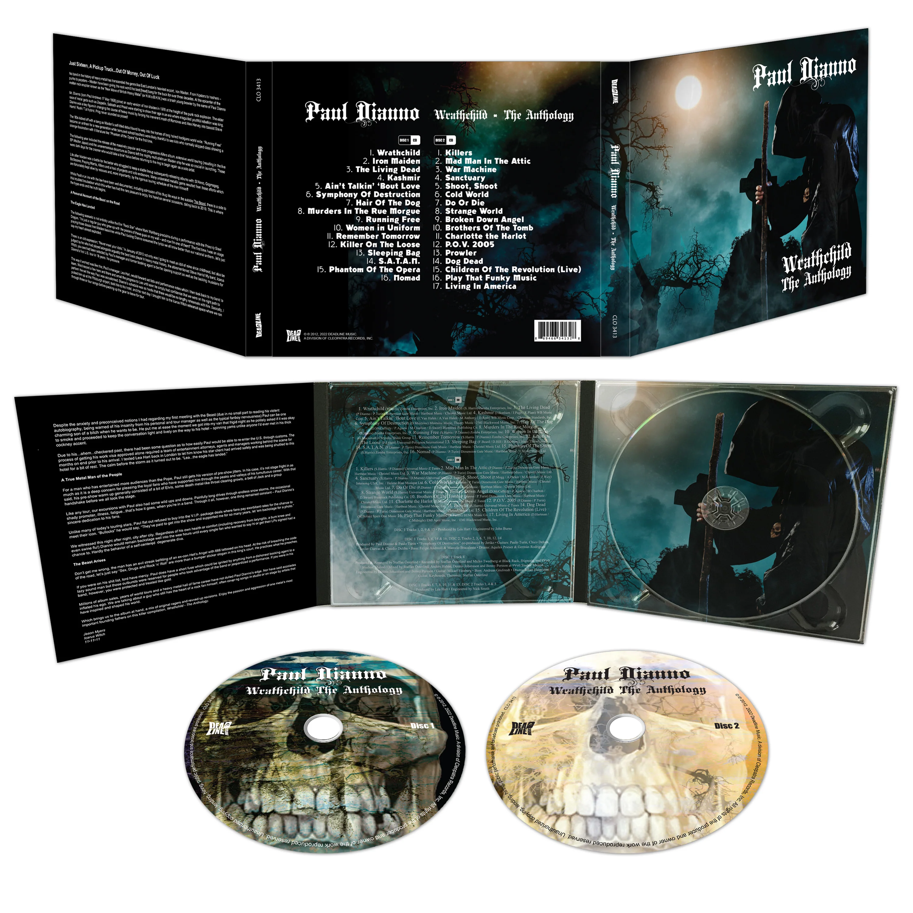 Paul Dianno - Wrathchild - The Anthology (2 CD Digipak) - Image 4