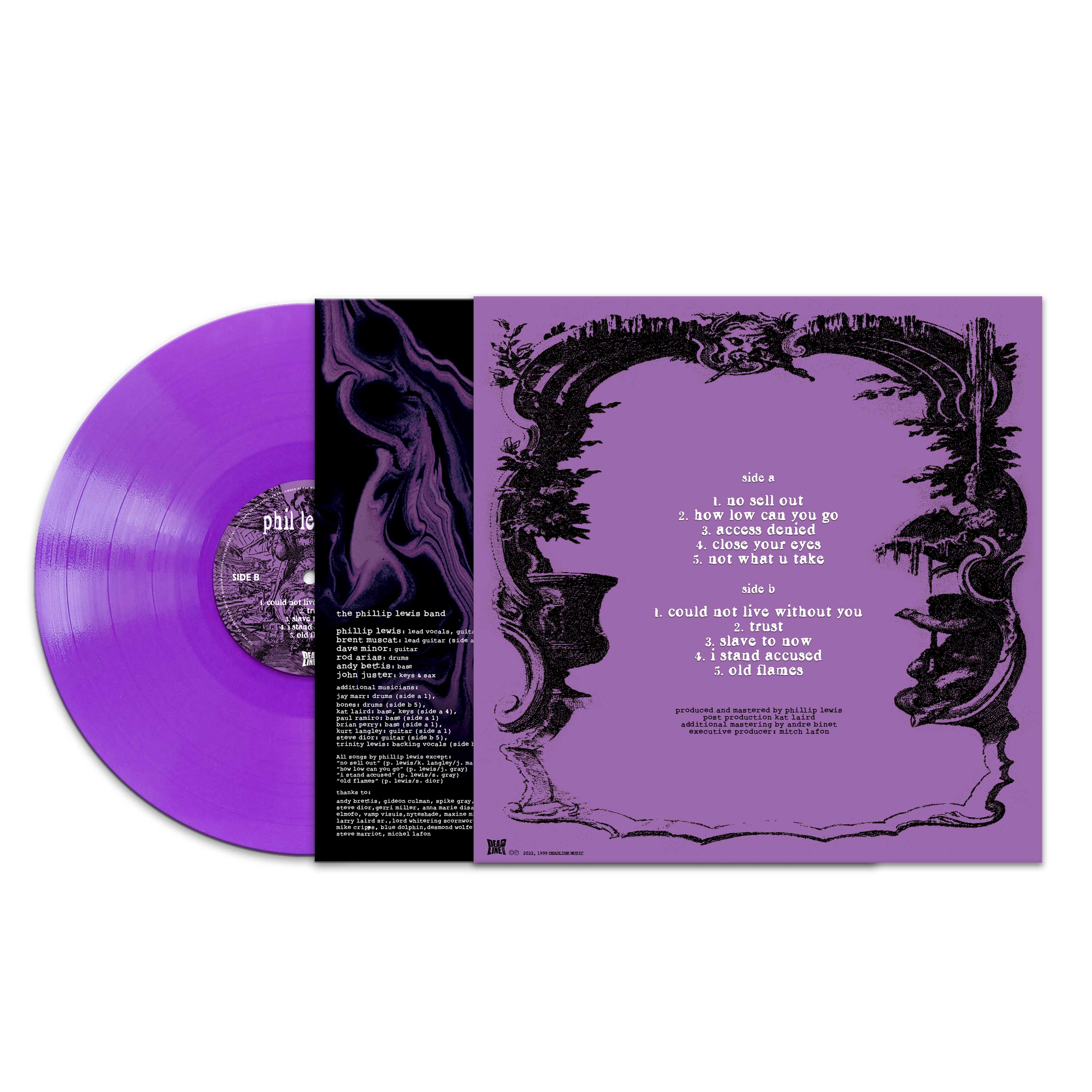 Phil Lewis - More Purple Than Black (Purple Vinyl) - Image 2