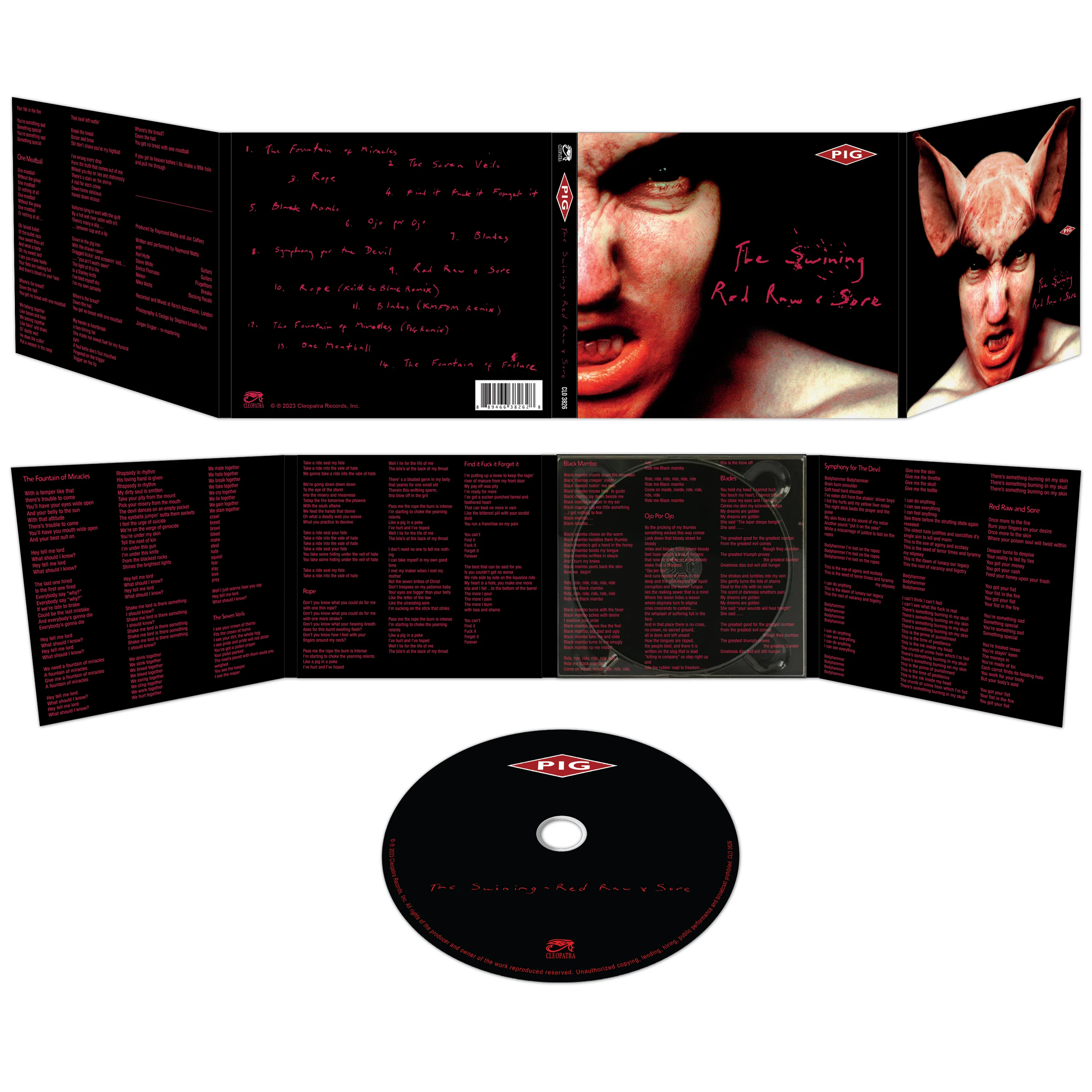 PIG - The Swining - Red, Raw & Sore (Re-Mastered CD) - Image 2