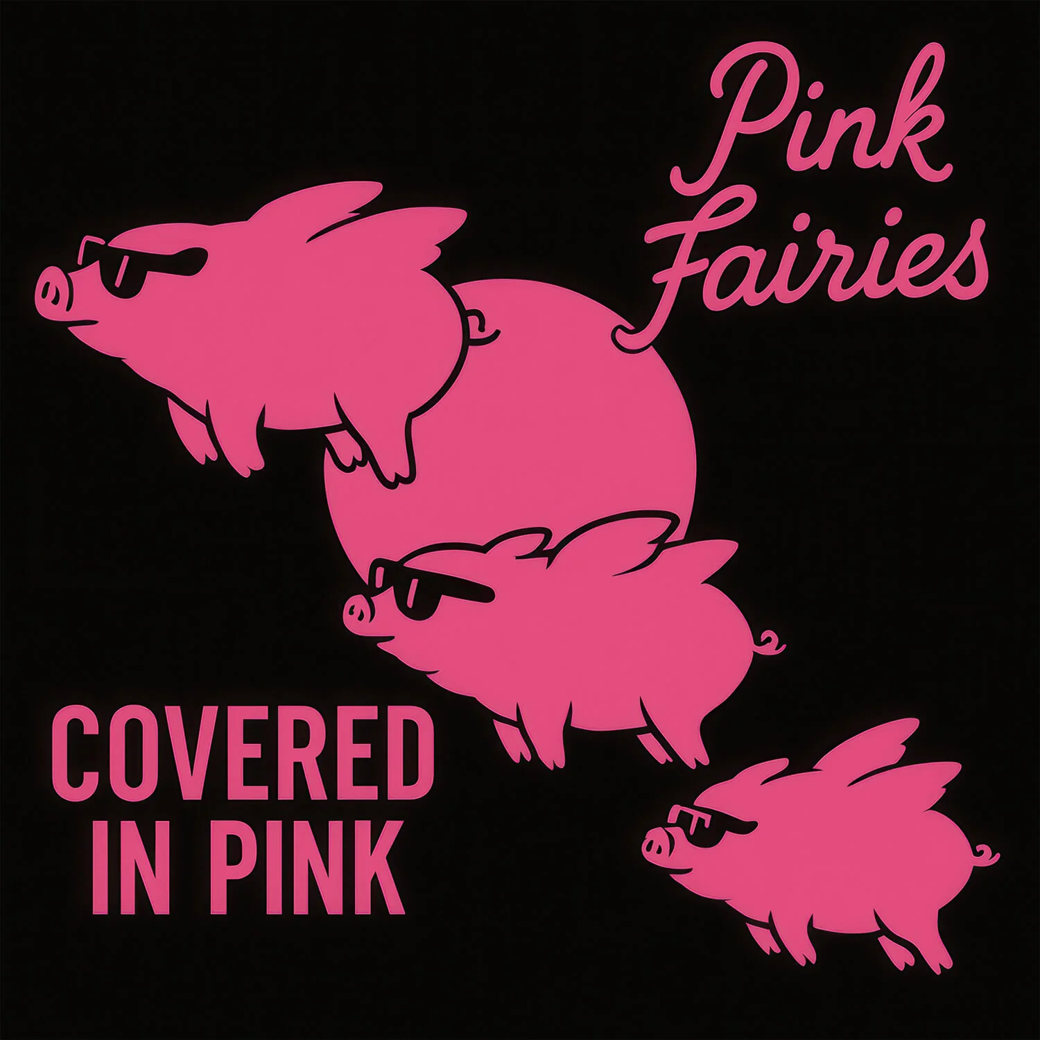 Pink Fairies - Covered In Pink (CD/T-Shirt/Tote - Bundle) - Image 4