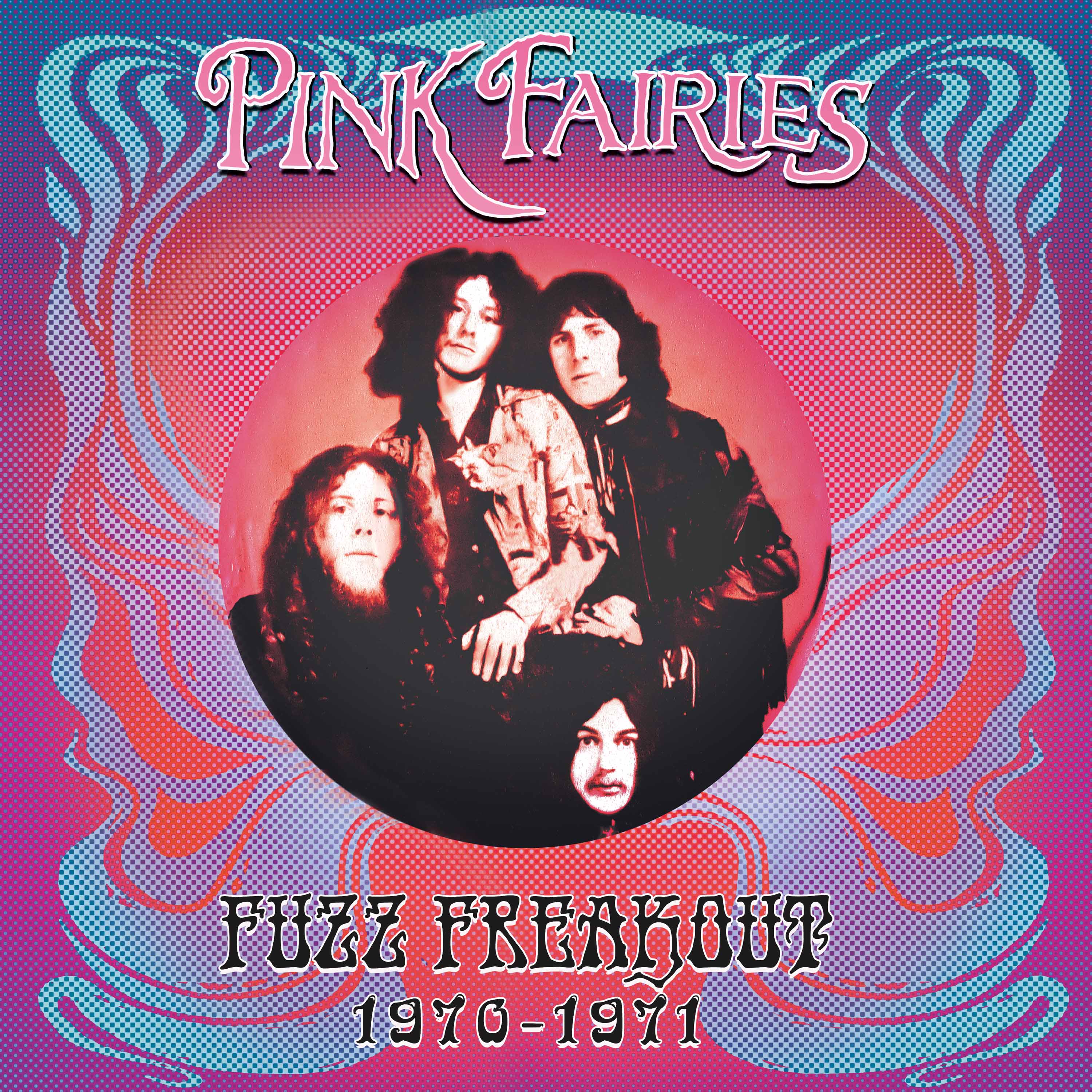 Pink Fairies - Fuzz Freakout 1970-1971 (Blue-Pink-Black Splatter Vinyl) - Image 2